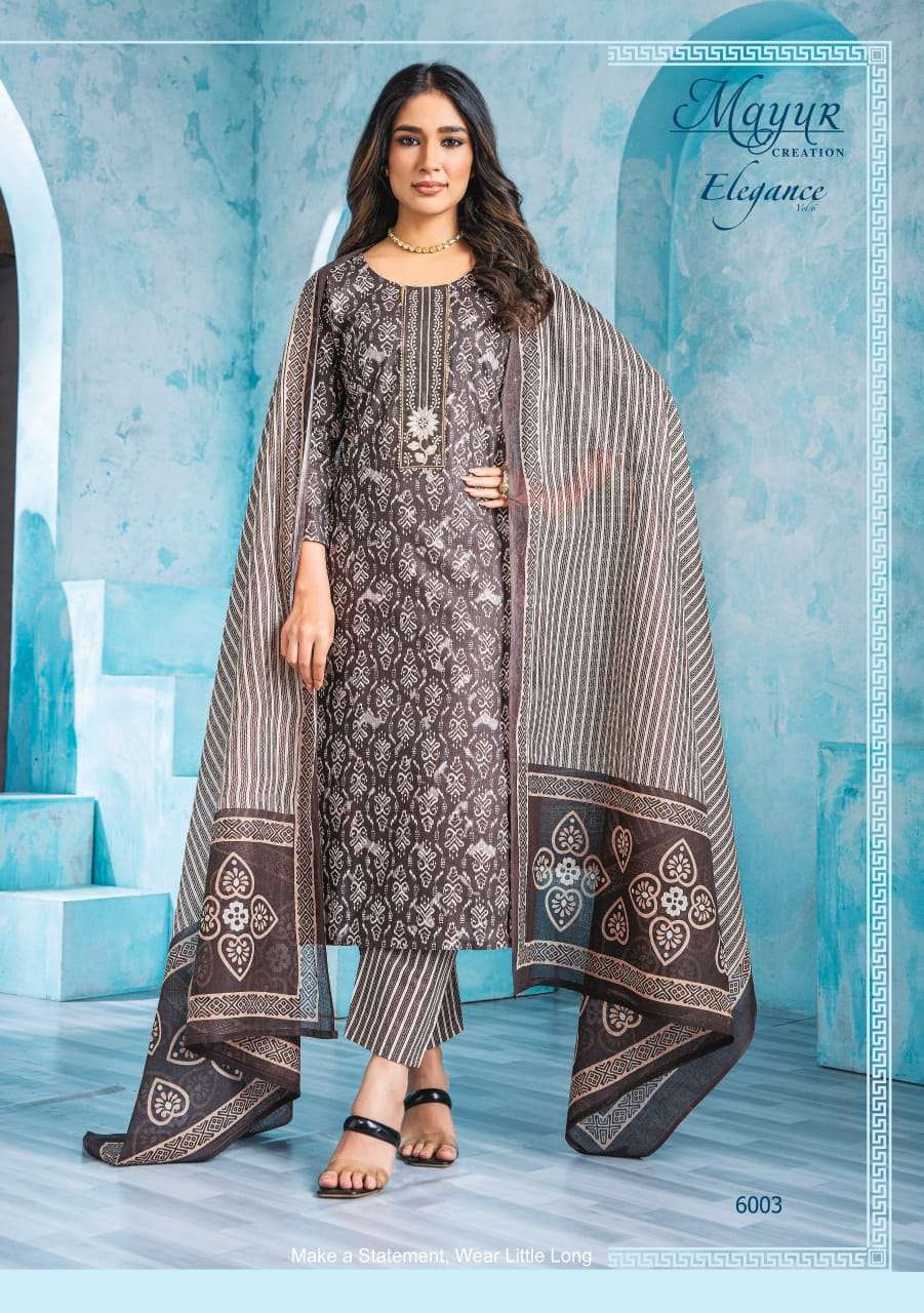 MAYUR CREATION ELEGANCE VOL 6 COTTON PRINTED SALWAR SUIT