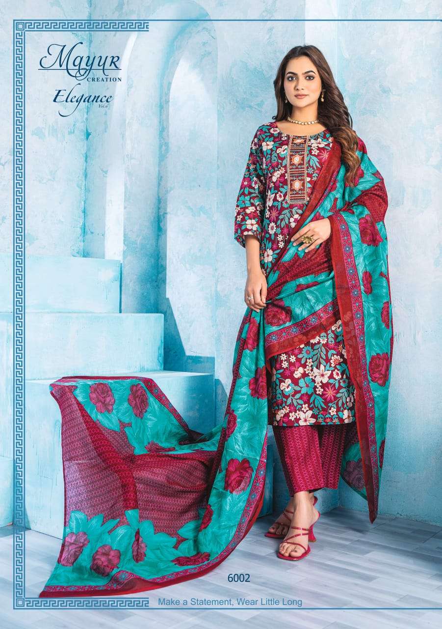MAYUR CREATION ELEGANCE VOL 6 COTTON PRINTED SALWAR SUIT