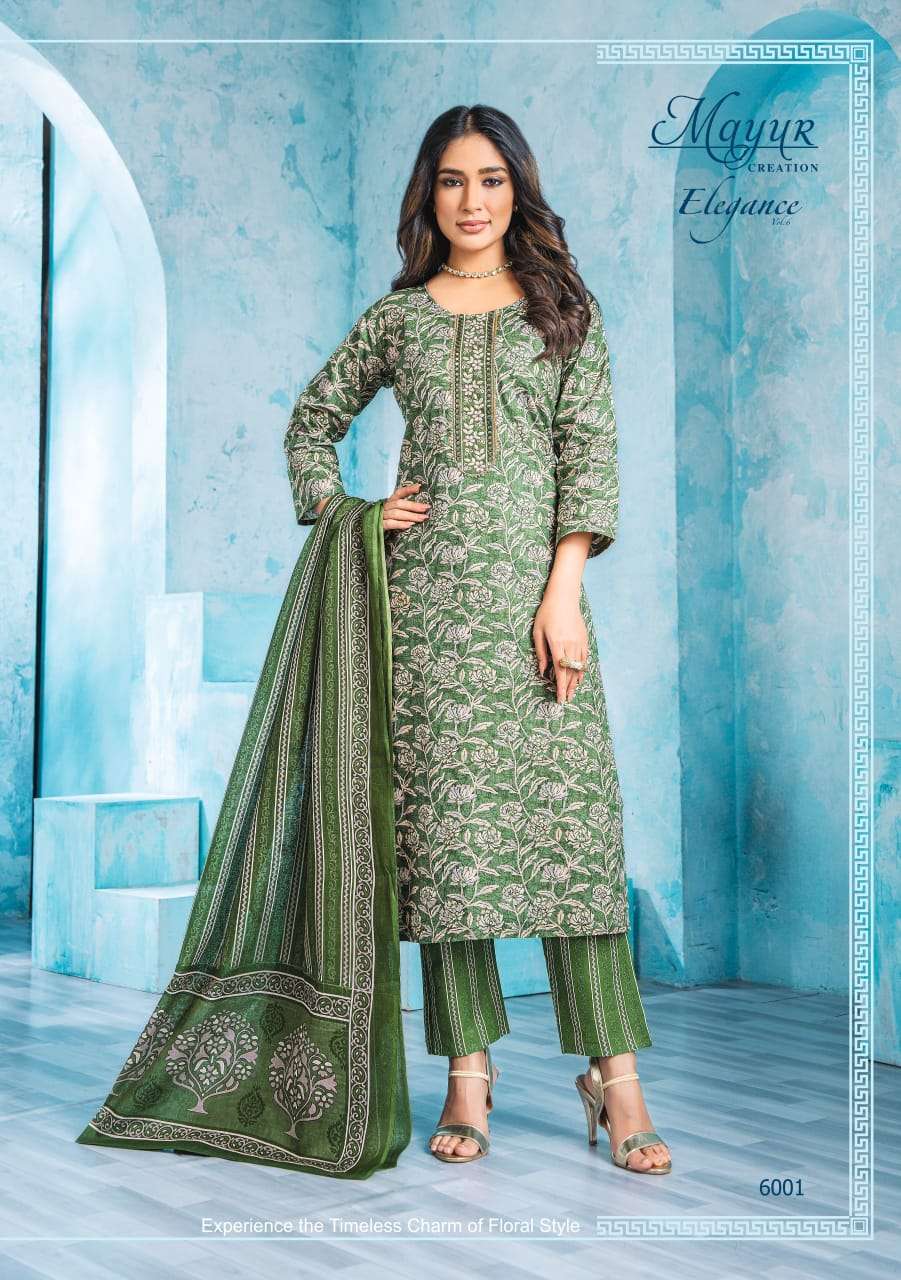 MAYUR CREATION ELEGANCE VOL 6 COTTON PRINTED SALWAR SUIT
