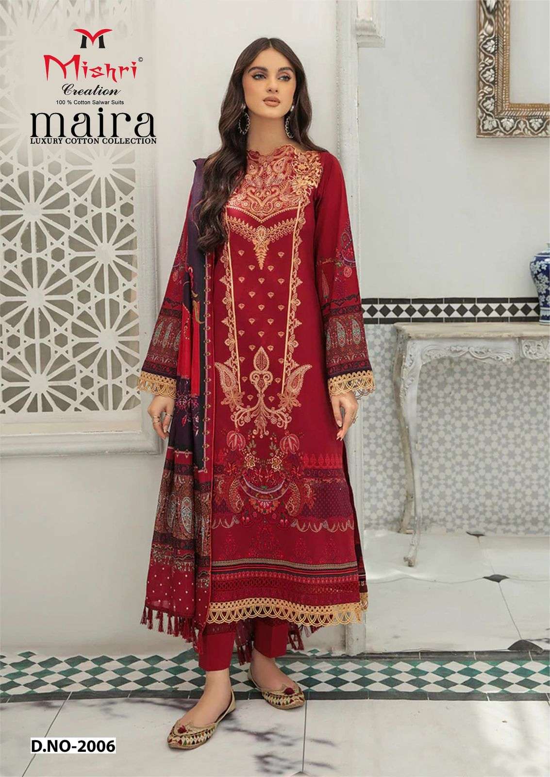 MISHRI CREATION MAIRA VOL 2 COTTON DIGITAL KARACHI STYLE PRINT SUIT