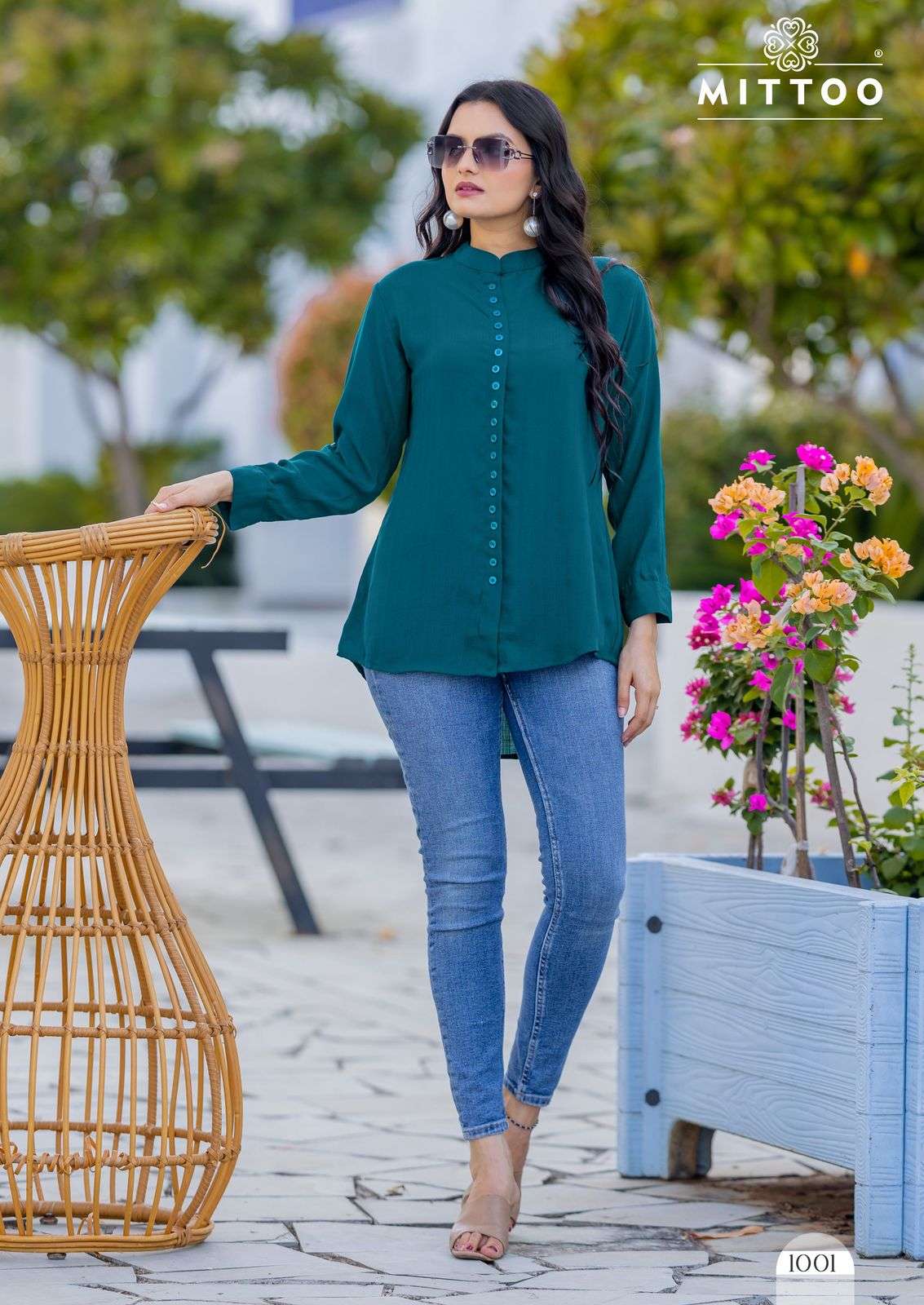 MITTOO CADBURY FANCY CAUSAL WEAR LADIES TOP