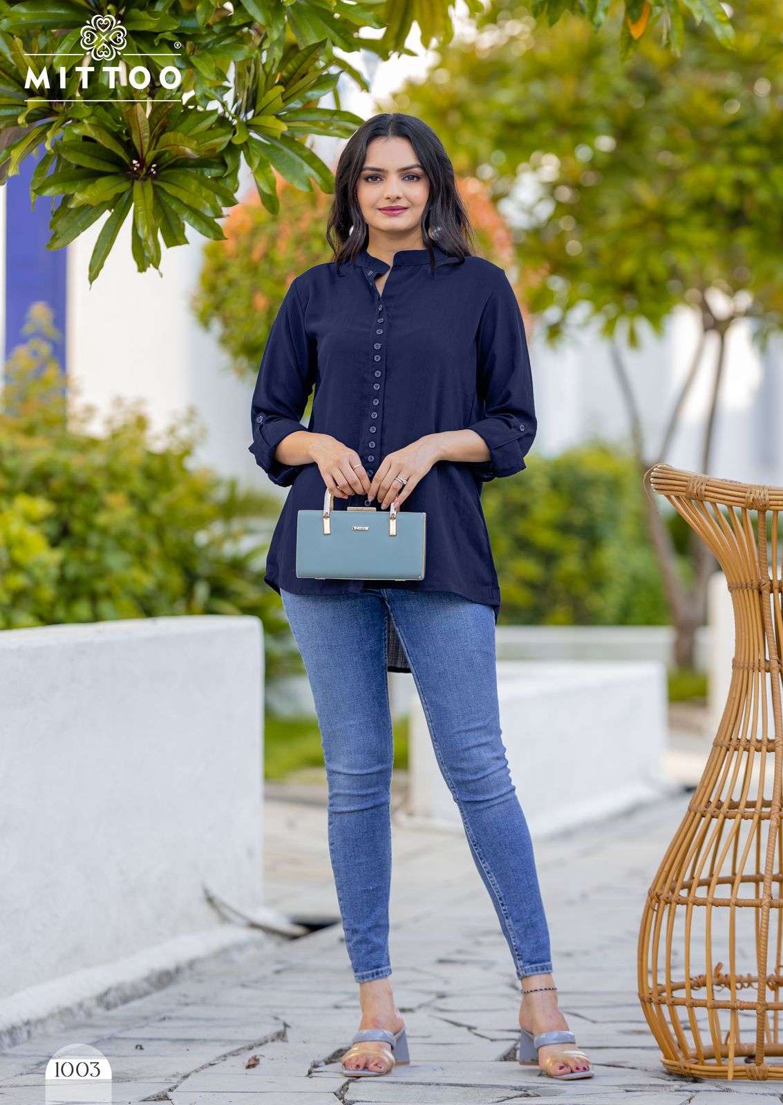 MITTOO CADBURY FANCY CAUSAL WEAR LADIES TOP