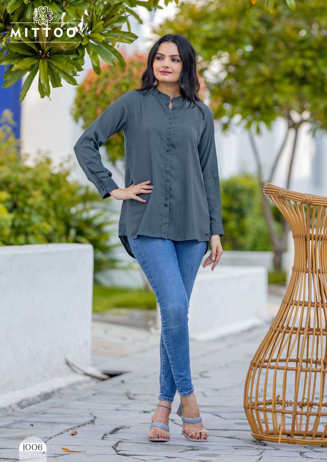 MITTOO CADBURY FANCY CAUSAL WEAR LADIES TOP