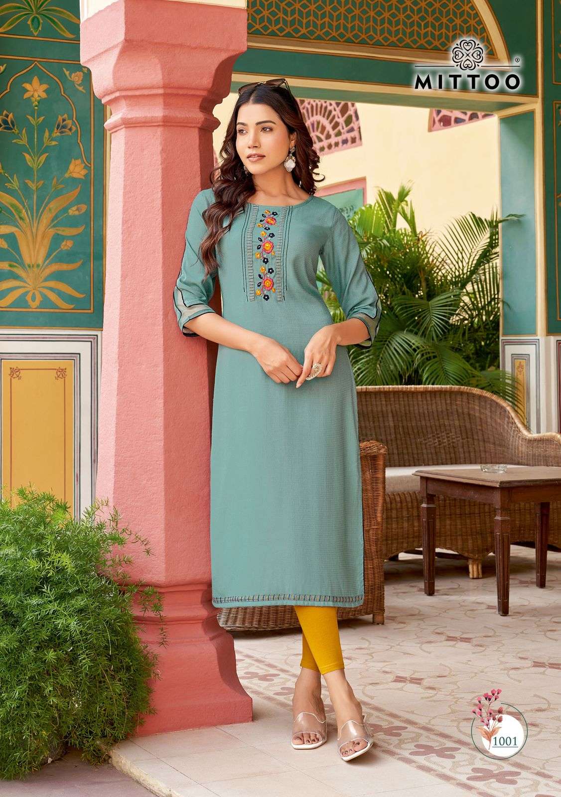 MITTOO KALISTA RAYON FANCY WORKS LADIES KURTI 