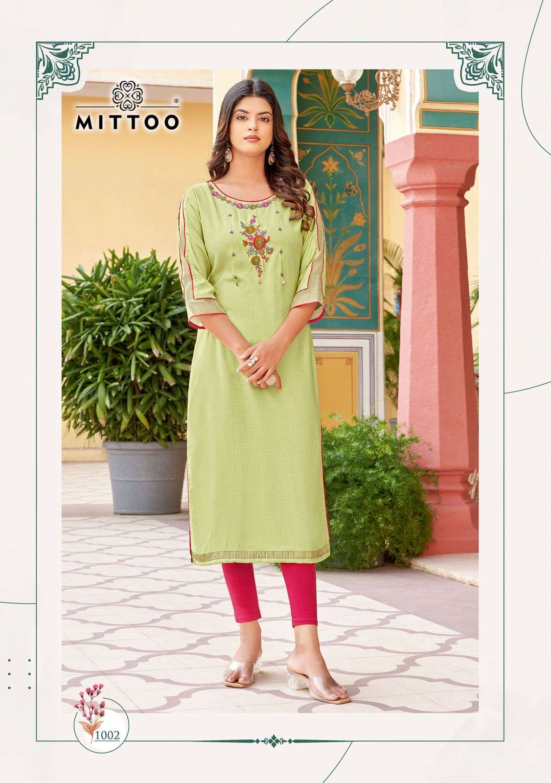 MITTOO KALISTA RAYON FANCY WORKS LADIES KURTI 