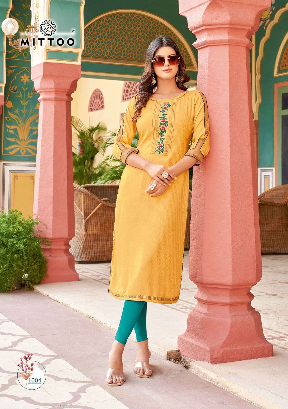MITTOO KALISTA RAYON FANCY WORKS LADIES KURTI 