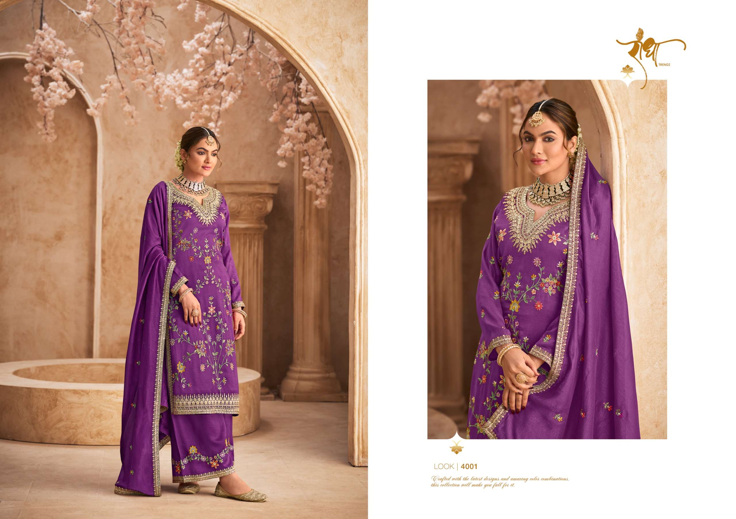 RADHA TRENDZ JHALAK HEAVY EMBROIDERED FESTIVE WEAR SUIT