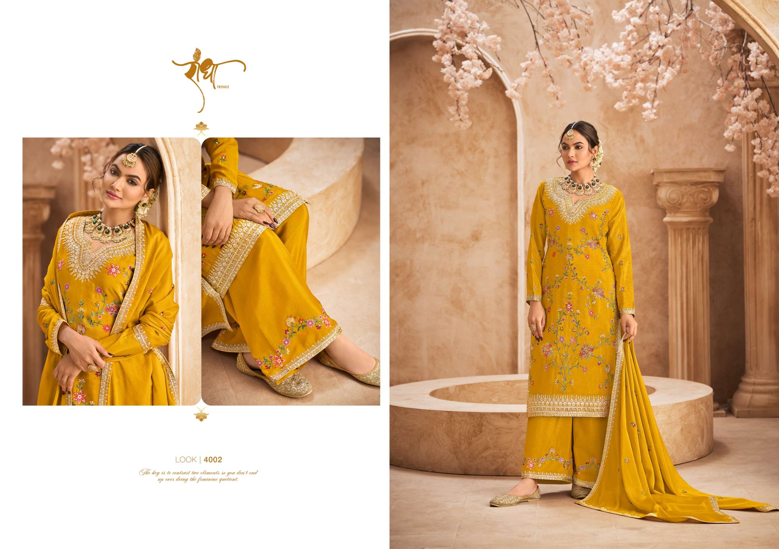 RADHA TRENDZ JHALAK HEAVY EMBROIDERED FESTIVE WEAR SUIT