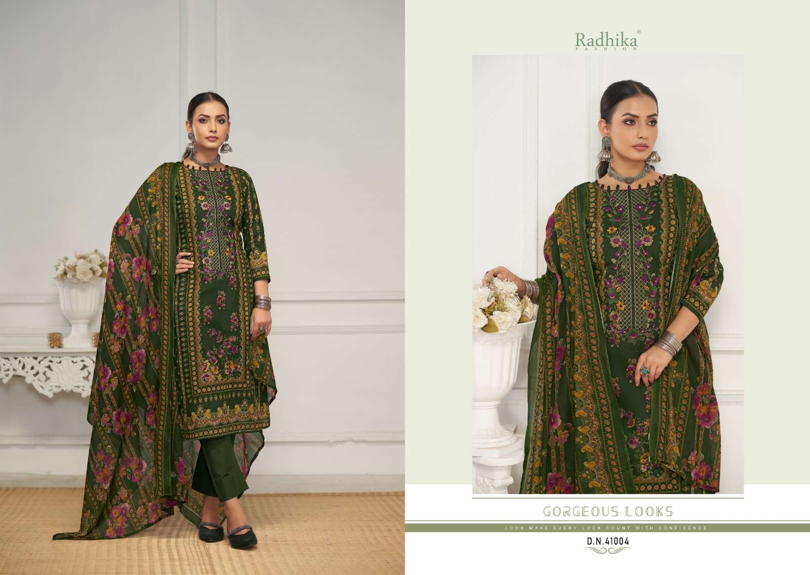 RADHIKA FASHION AZARA DILBHAG LAWN COTTON FANCY WORK SUIT