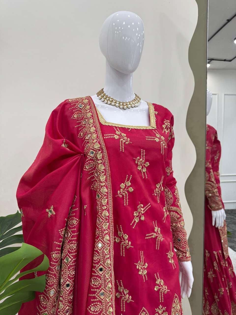RTC 5828 SILK DESIGNER HEAVY PARTY WEAR SHARARA SUIT