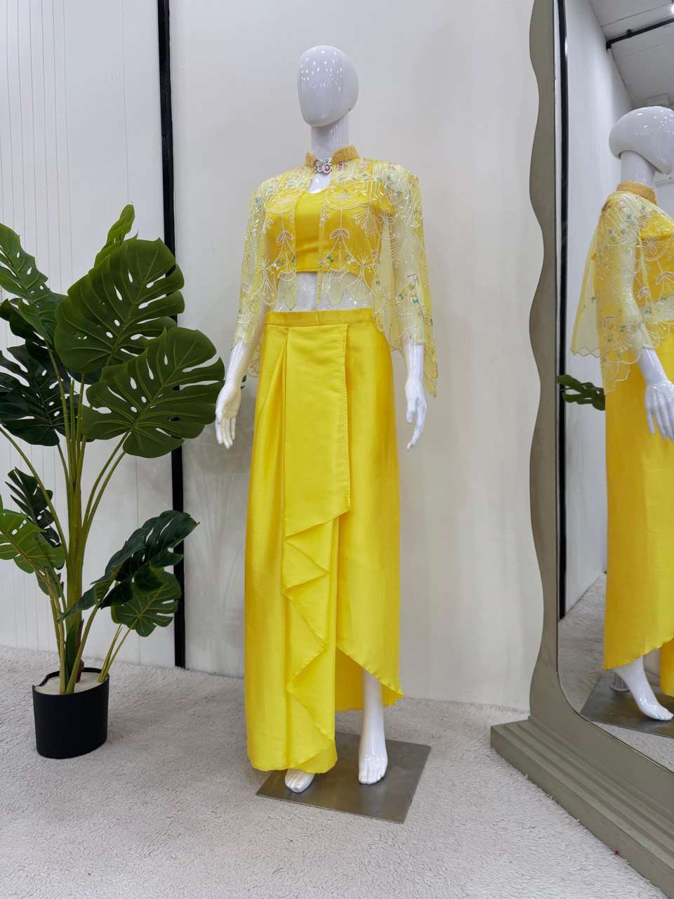 RTC 6482 GORGEOUS HALDI WEAR DESIGNER DRESS