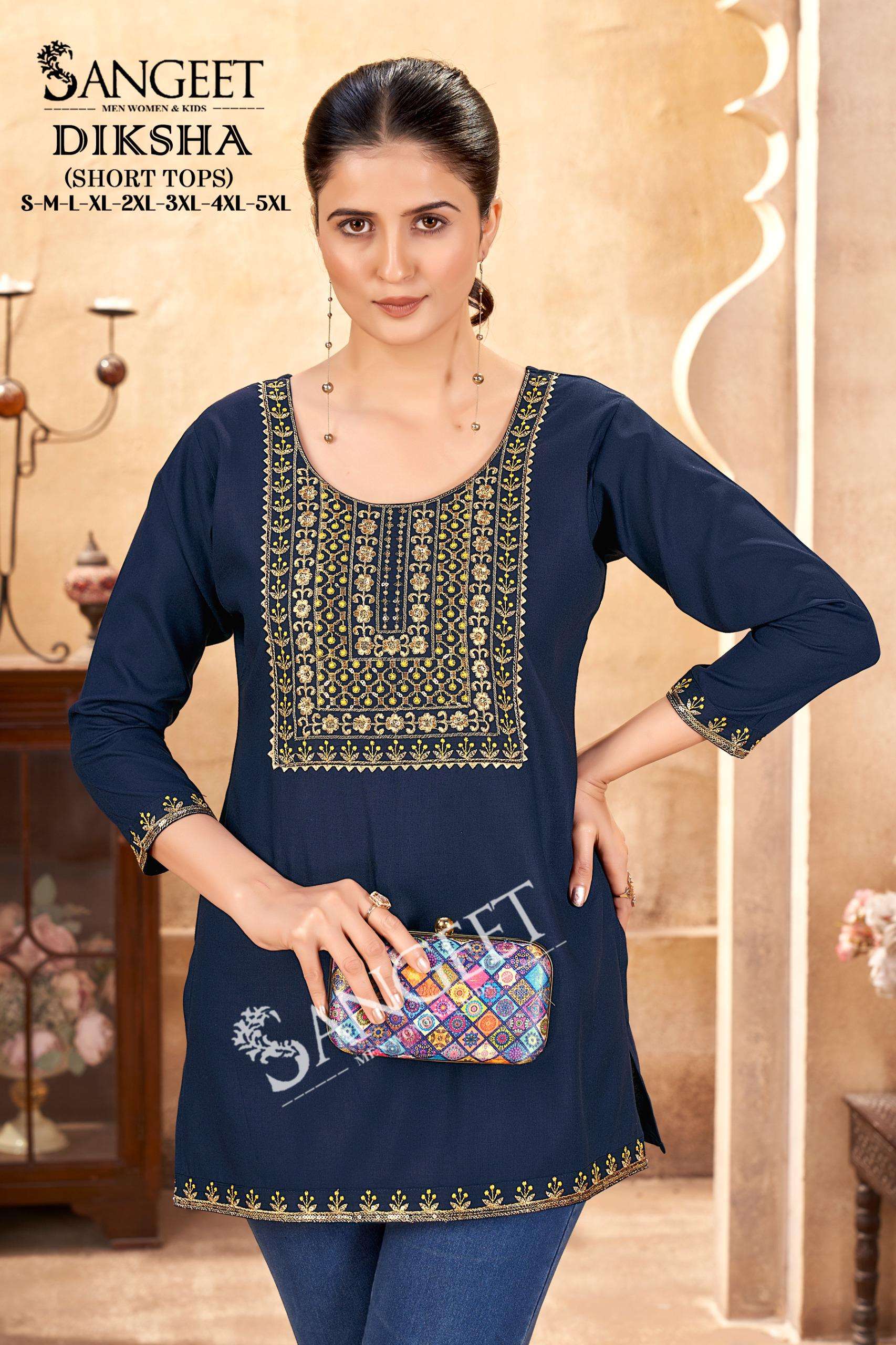 SANGEET DIKSHA RAYON FANCY WEAR TUNIC 