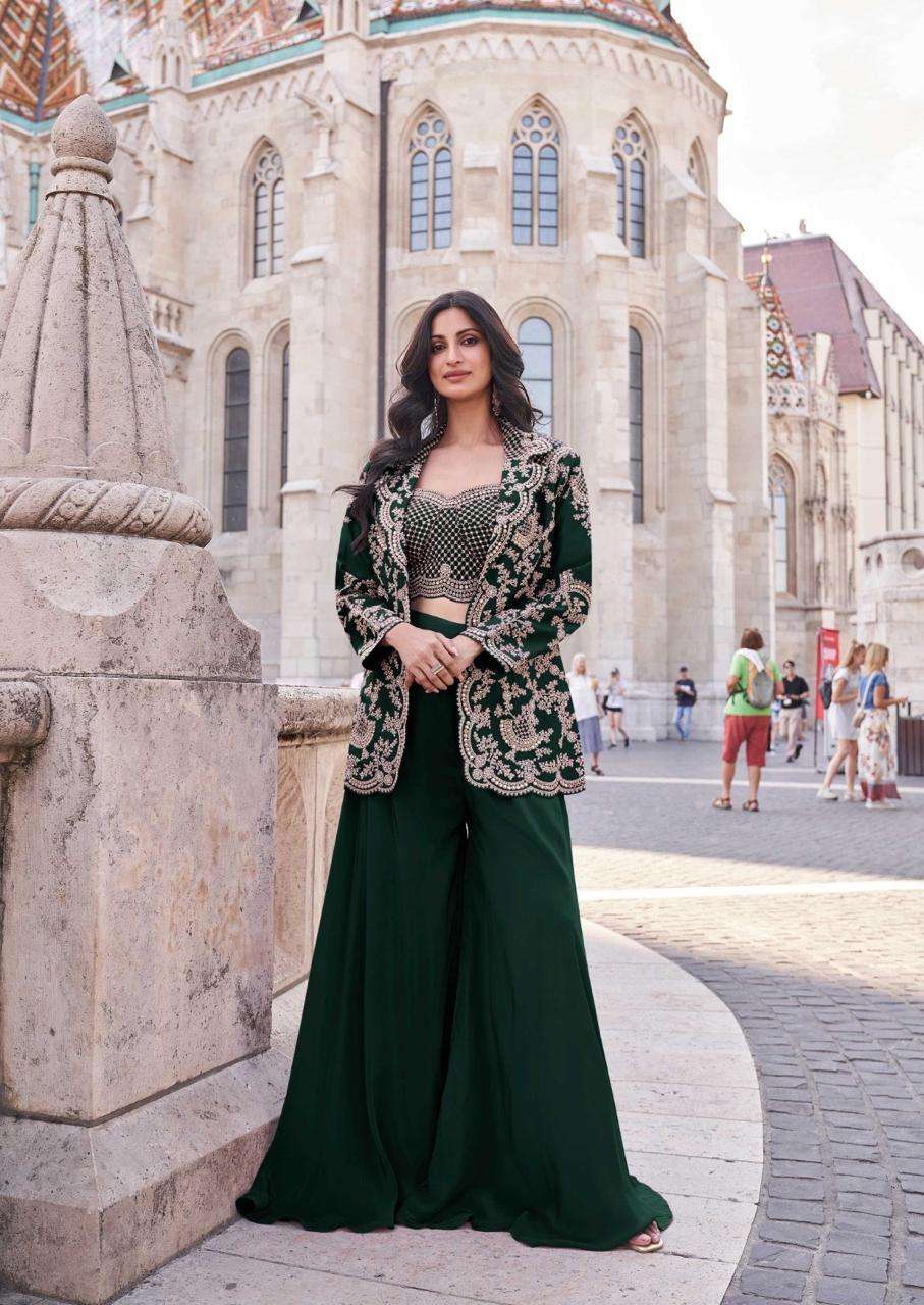 SAYURI DESIGNER JANNAT GOLD PRO HEAVY BEAUTIUL LOOK DESIGNER PARTY WEAR DRESS