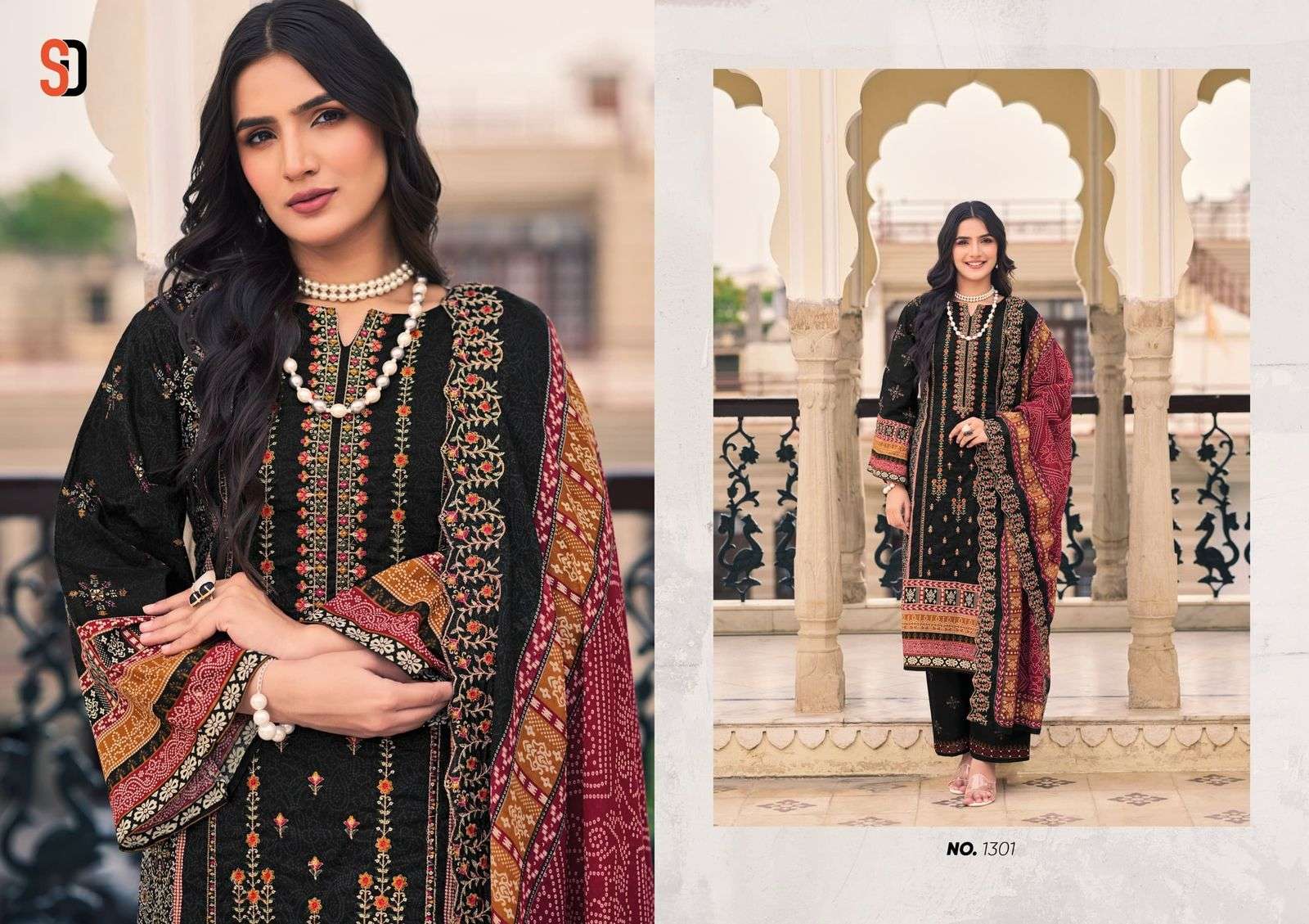 SHARADDHA DESIGNER BIN SAEED LAWN COLLECTION VOL 13 COTTON SUIT