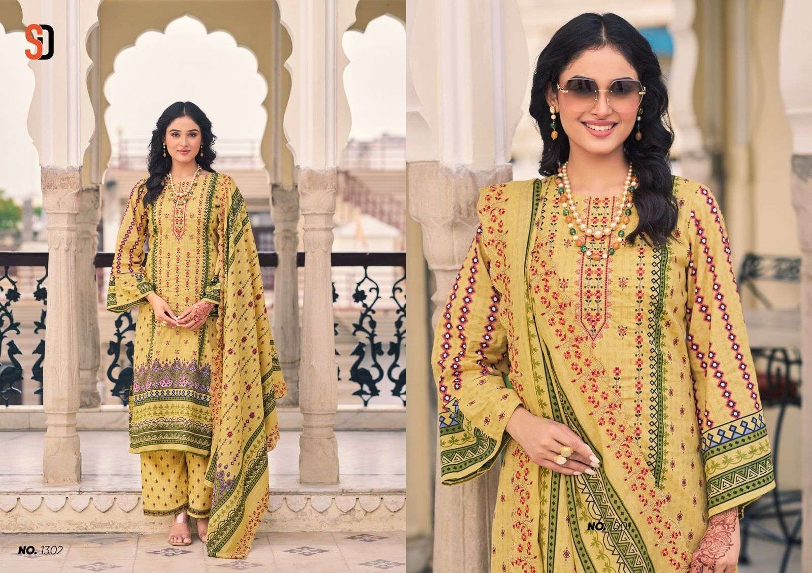 SHARADDHA DESIGNER BIN SAEED LAWN COLLECTION VOL 13 COTTON SUIT