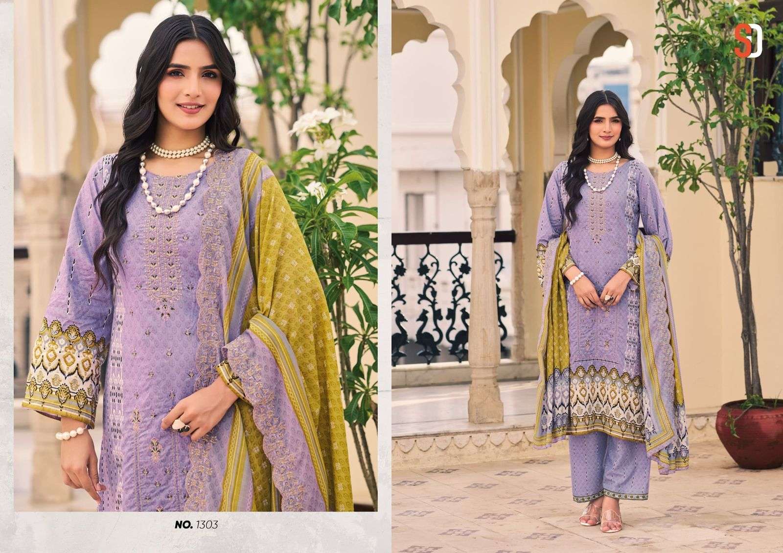 SHARADDHA DESIGNER BIN SAEED LAWN COLLECTION VOL 13 COTTON SUIT