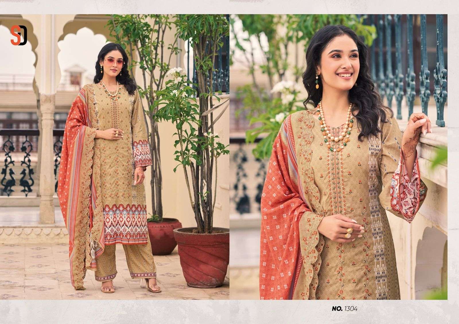 SHARADDHA DESIGNER BIN SAEED LAWN COLLECTION VOL 13 COTTON SUIT