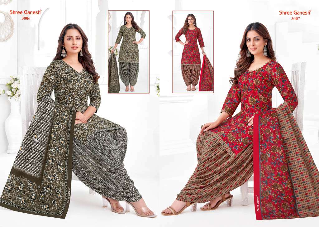 SHREE GANESH HANSIKA VOL 25 COTTON PATIYALA SUIT