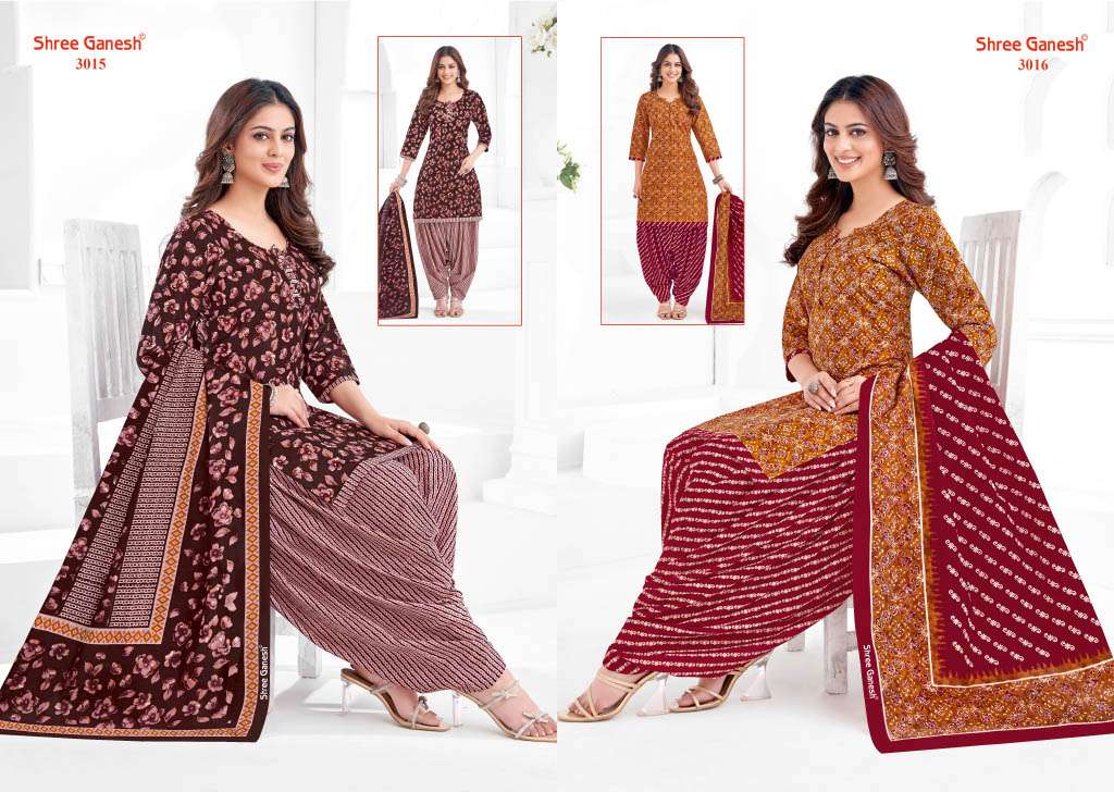 SHREE GANESH HANSIKA VOL 25 COTTON PATIYALA SUIT
