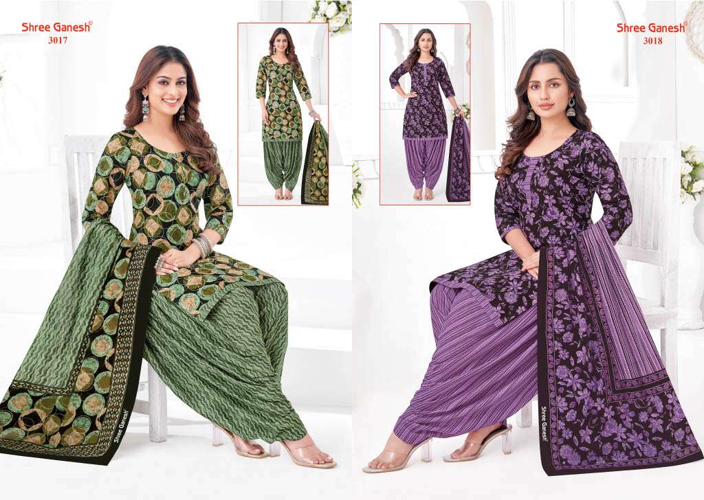 SHREE GANESH HANSIKA VOL 25 COTTON PATIYALA SUIT