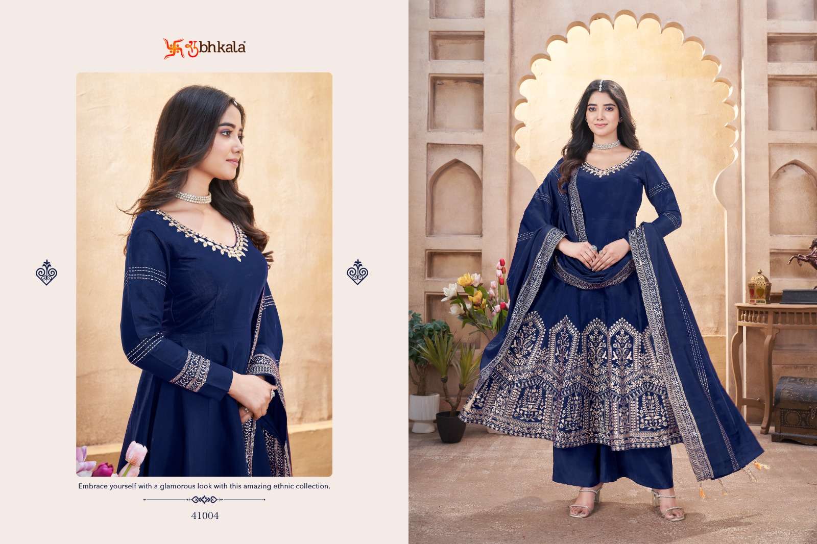 SHUBHKALA FESTIVE FLAIR HEAVY DESIGNER ANARKALI STYLE SUIT