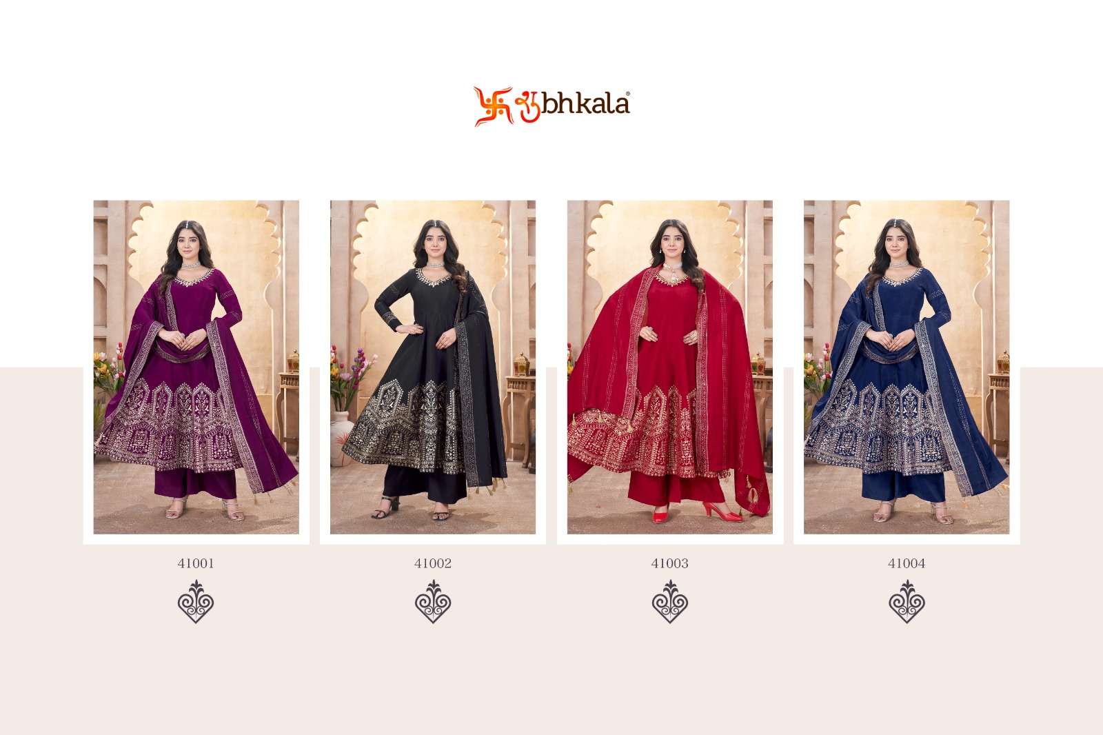 SHUBHKALA FESTIVE FLAIR HEAVY DESIGNER ANARKALI STYLE SUIT