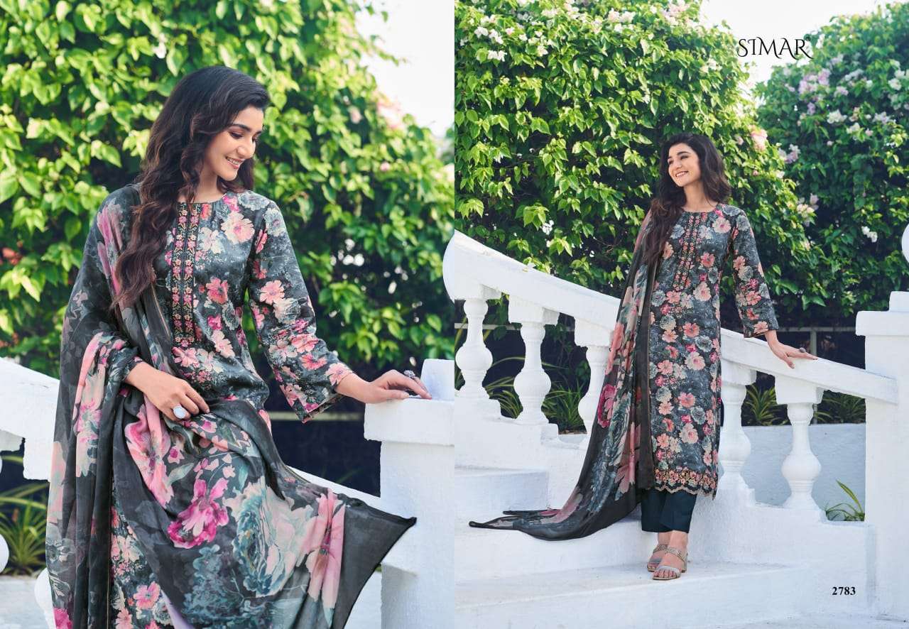 SIMAR HANA JAM COTTON DIGITAL PRINT WITH EMBROIDERY WORK SUIT