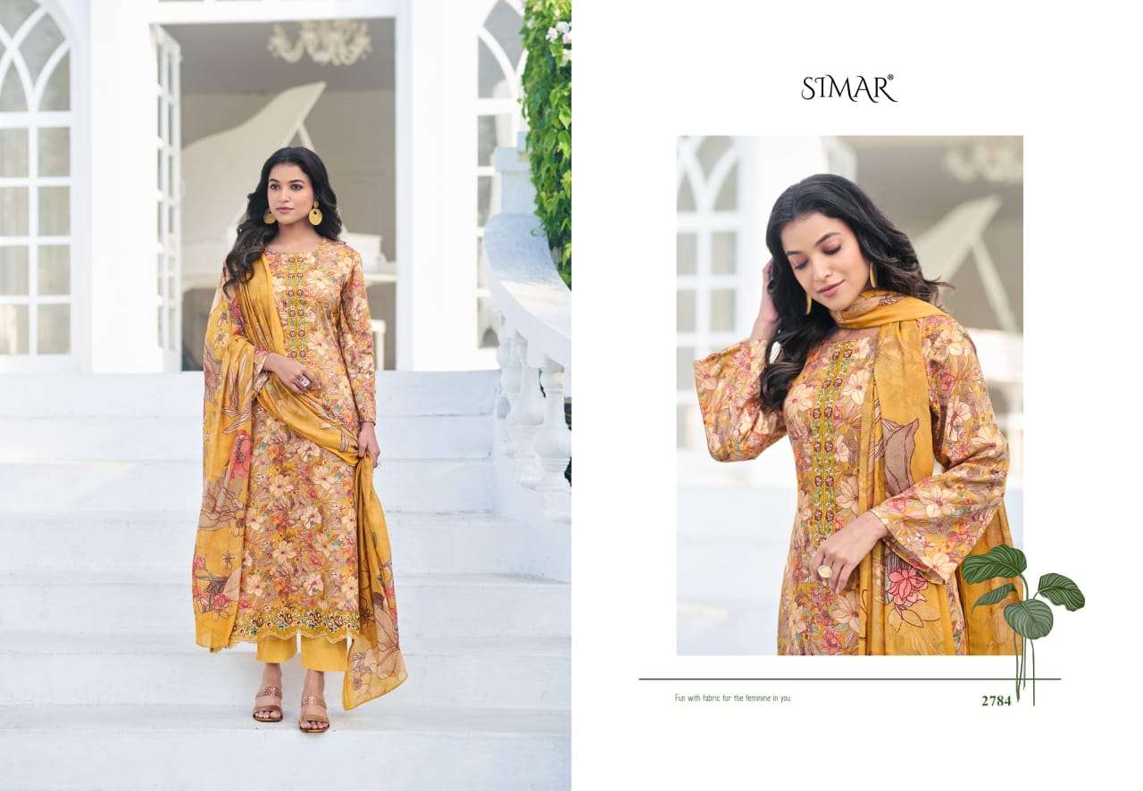 SIMAR HANA JAM COTTON DIGITAL PRINT WITH EMBROIDERY WORK SUIT