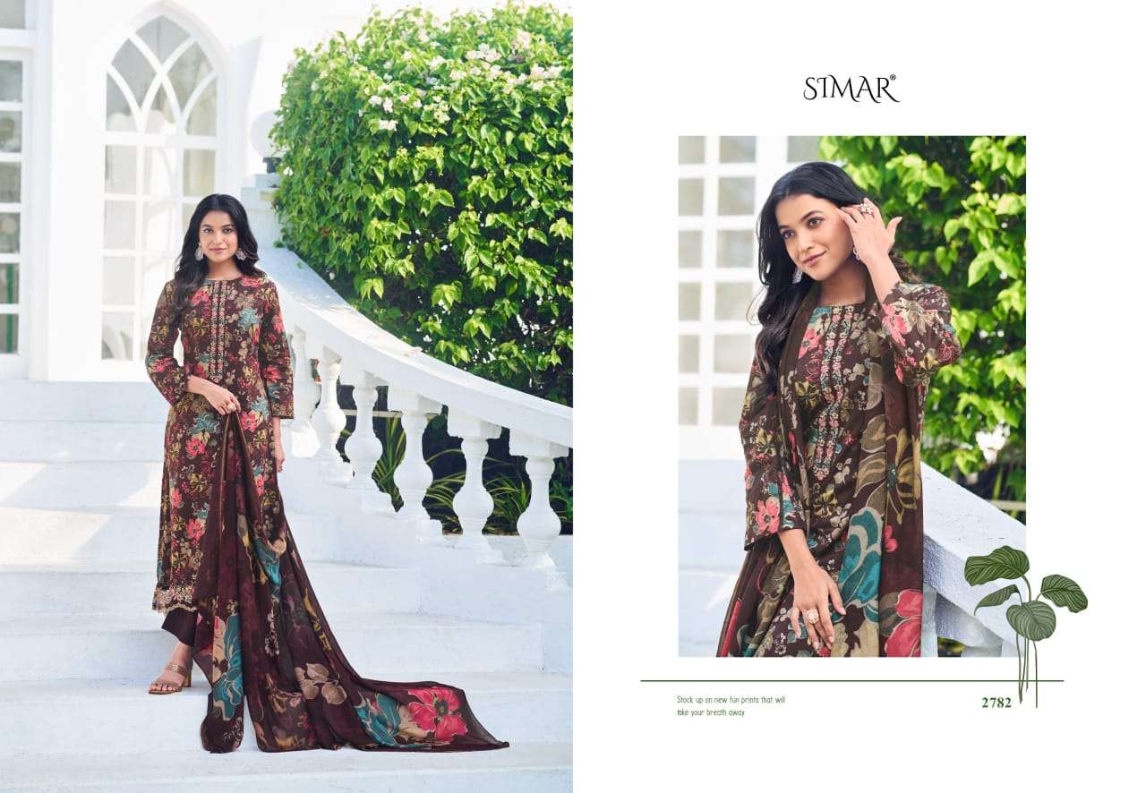 SIMAR HANA JAM COTTON DIGITAL PRINT WITH EMBROIDERY WORK SUIT