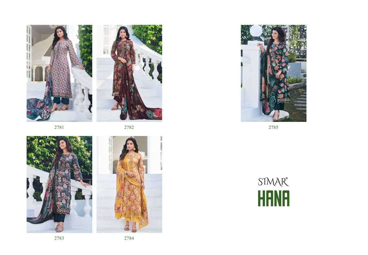 SIMAR HANA JAM COTTON DIGITAL PRINT WITH EMBROIDERY WORK SUIT