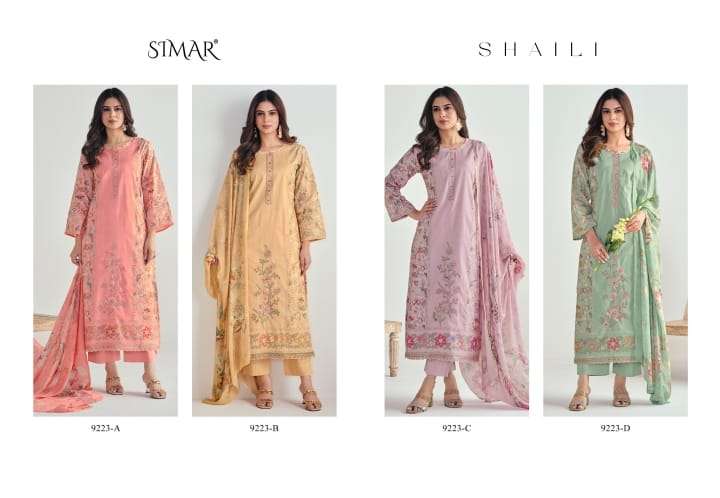 SIMAR SHAILI COTTON DIGITAL PRINT WITH EMBROIDERY WORK SUIT