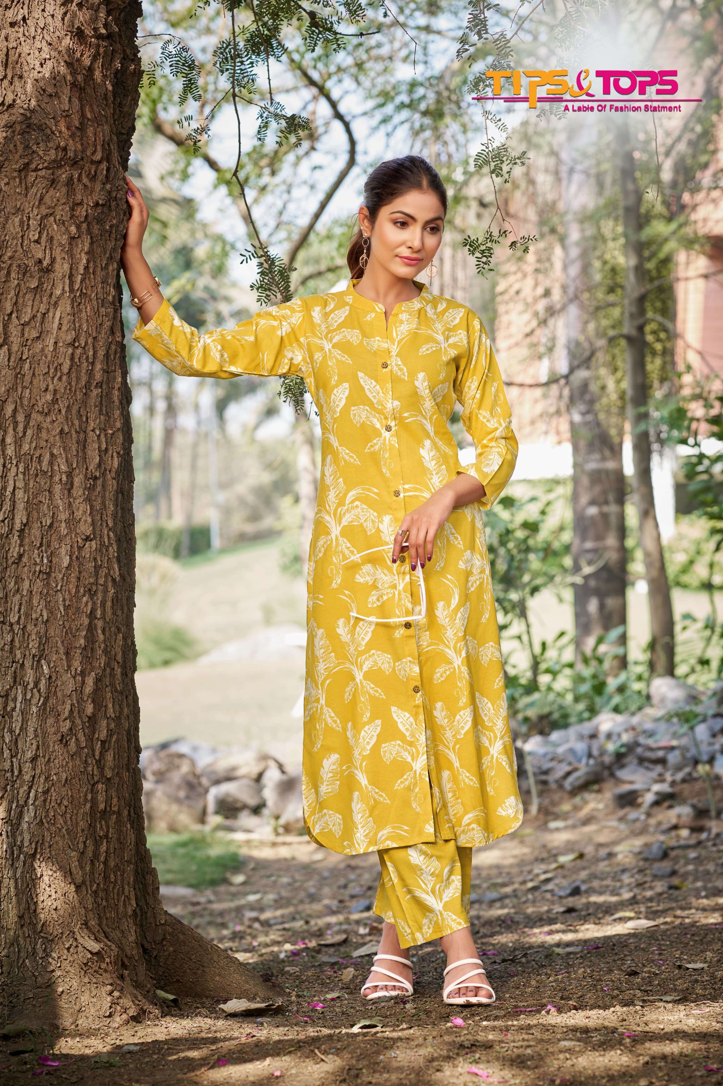 TIPS AND TOPS CINDERELLA VOL 3 RAYON PRINT FANCY CO-ORD SET