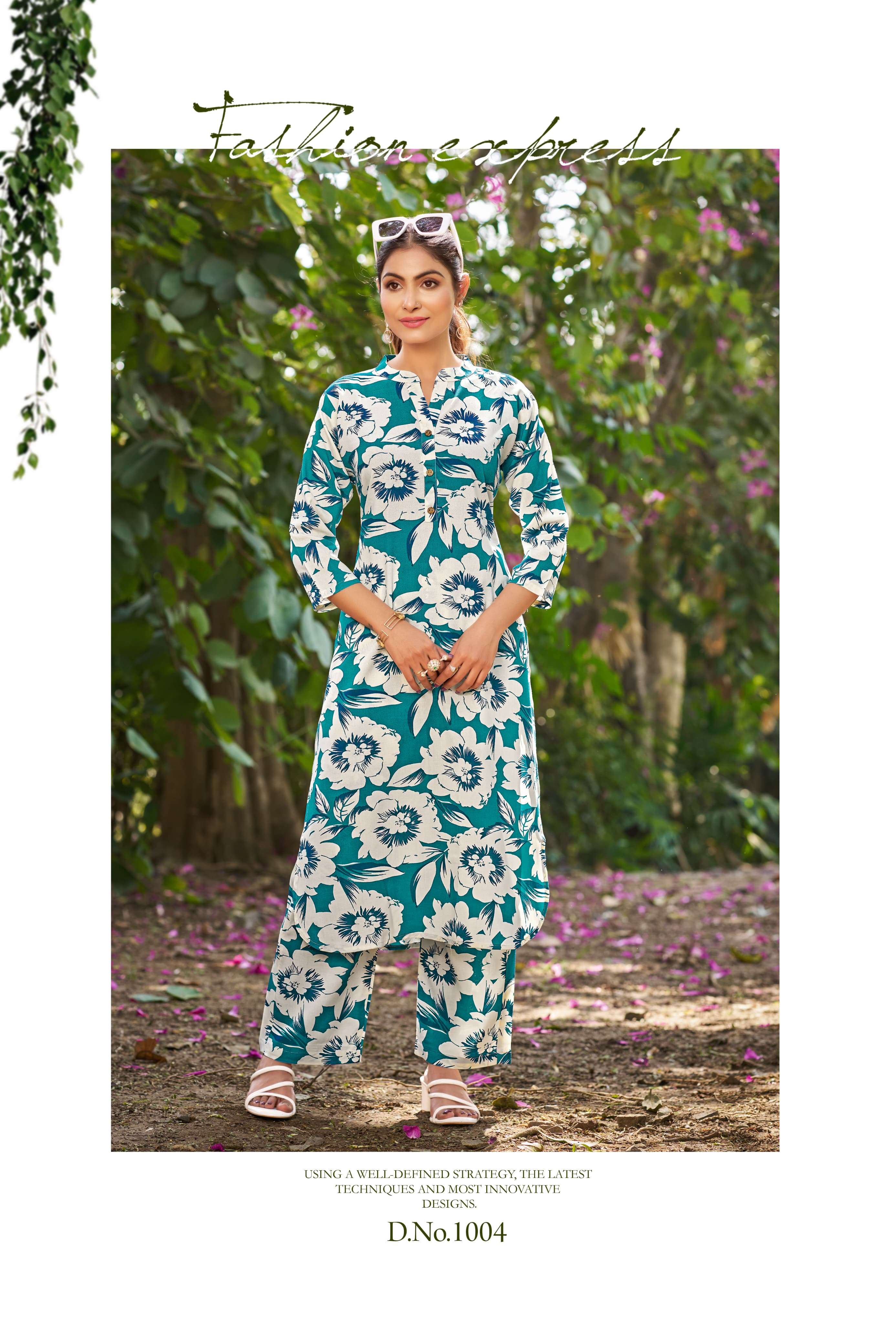 TIPS AND TOPS CINDERELLA VOL 3 RAYON PRINT FANCY CO-ORD SET