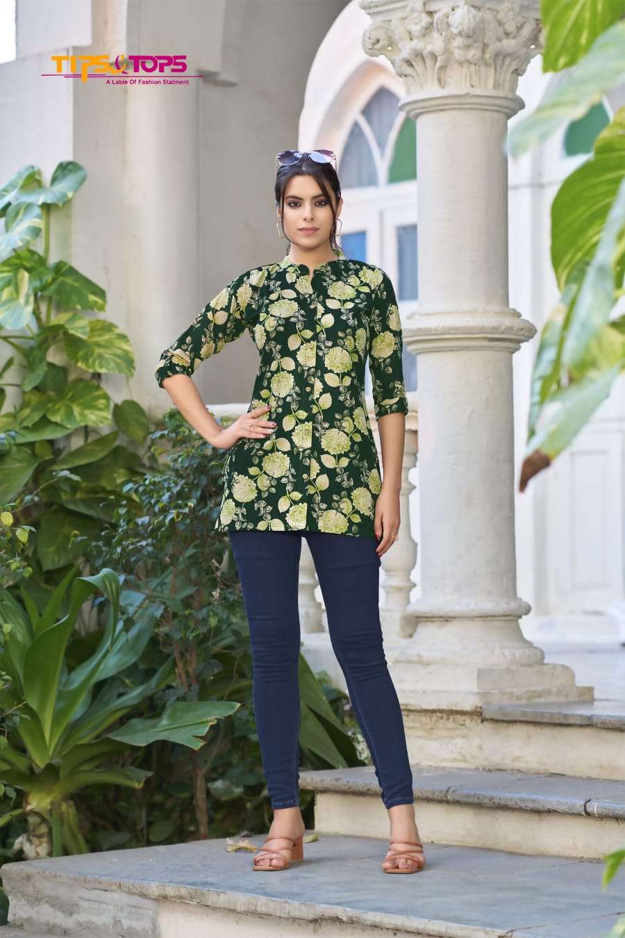 TIPS AND TOPS COTTON SHORTIES VOL 6 COTTON PRINT FANCY TOP
