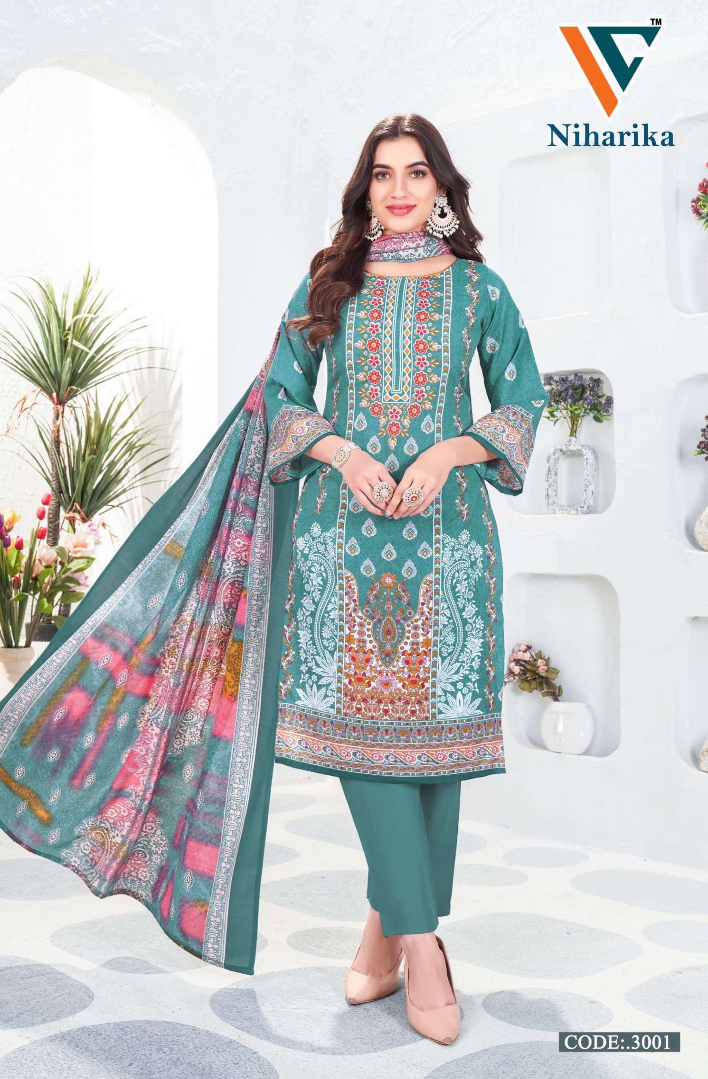 VANDANA‎‎‎‎ CREATION NIHARIKA VOL 3 COTTON DIGITAL PRINTS SALWAR SUIT
