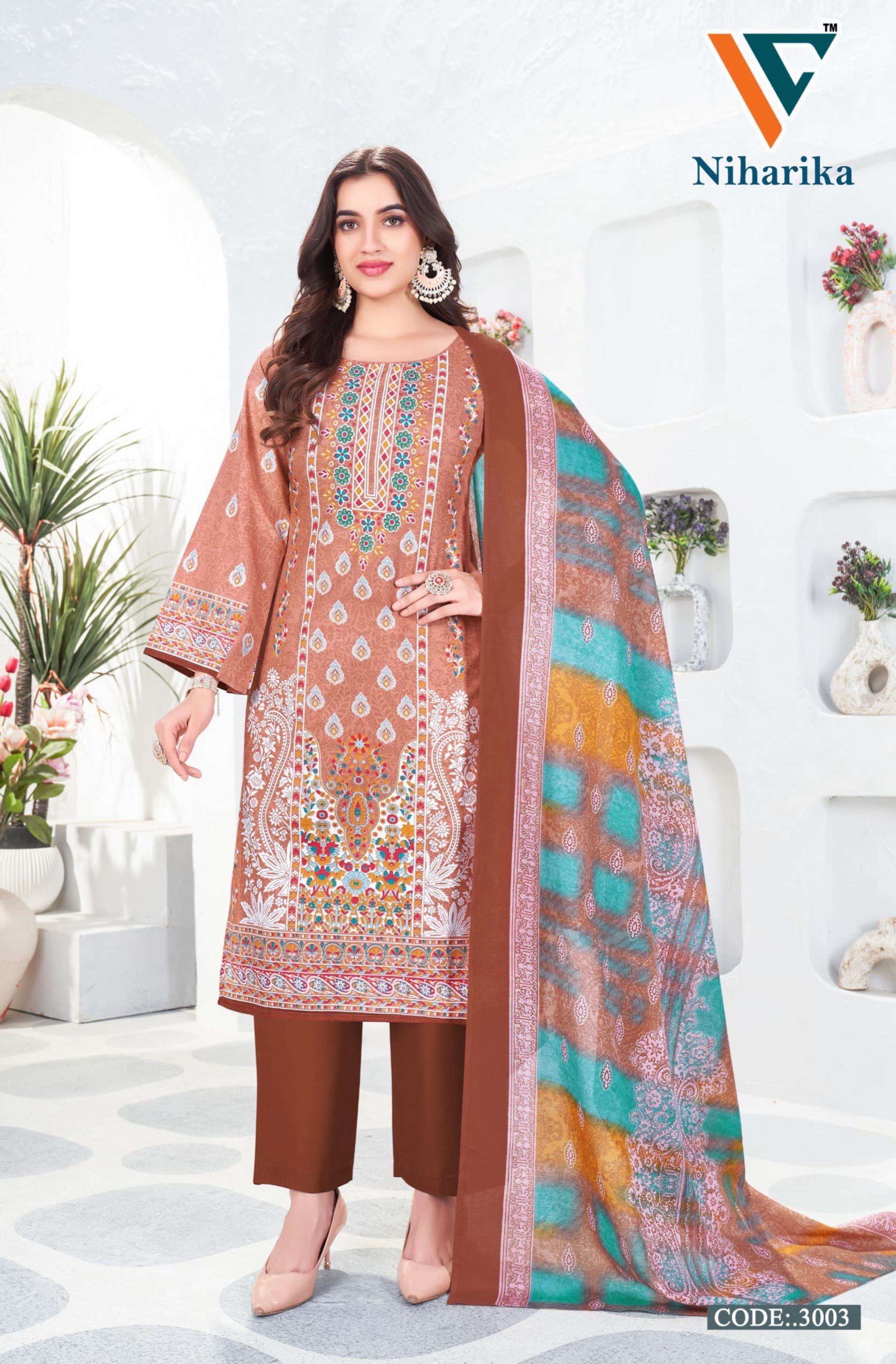 VANDANA‎‎‎‎ CREATION NIHARIKA VOL 3 COTTON DIGITAL PRINTS SALWAR SUIT
