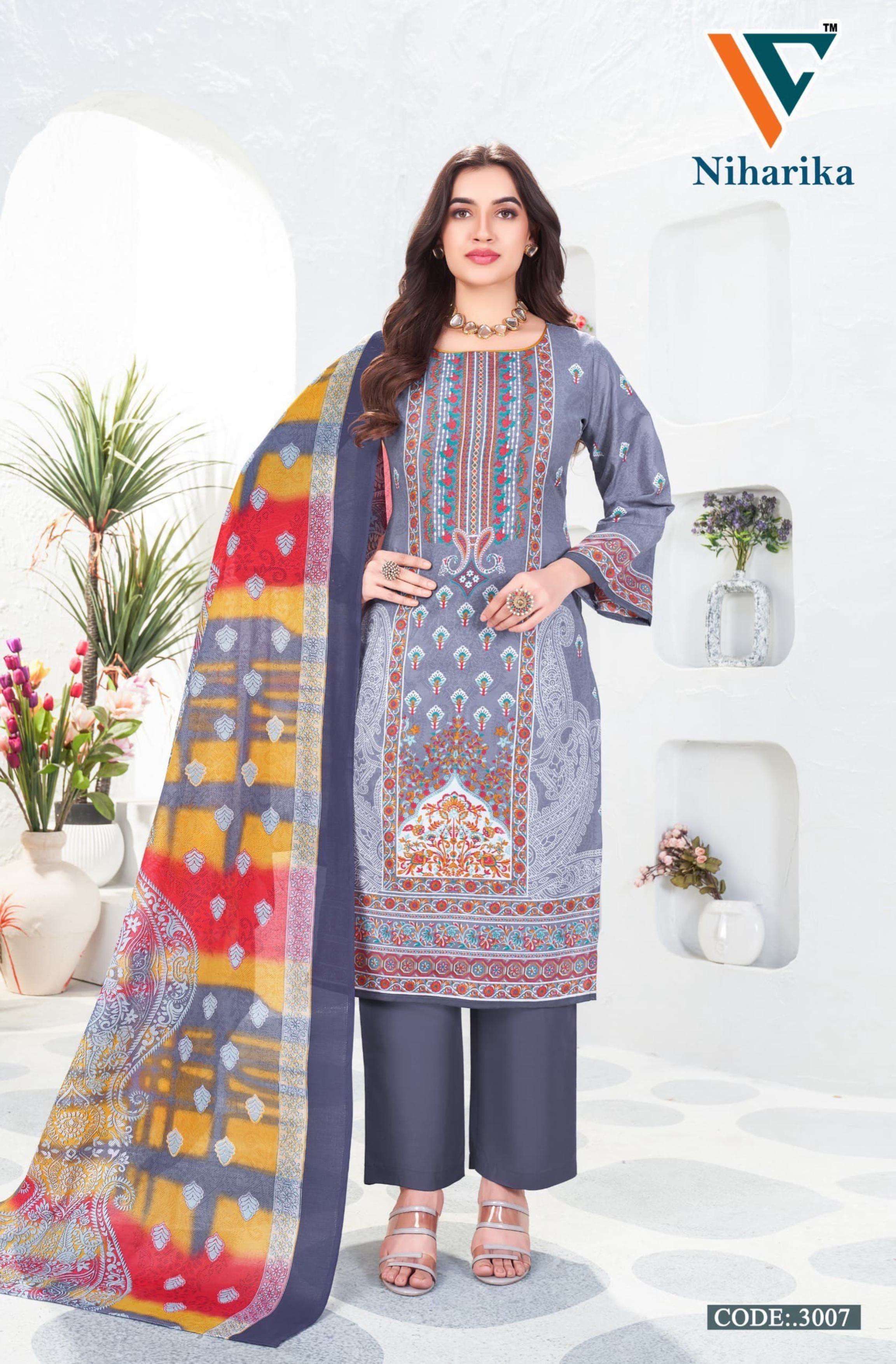 VANDANA‎‎‎‎ CREATION NIHARIKA VOL 3 COTTON DIGITAL PRINTS SALWAR SUIT