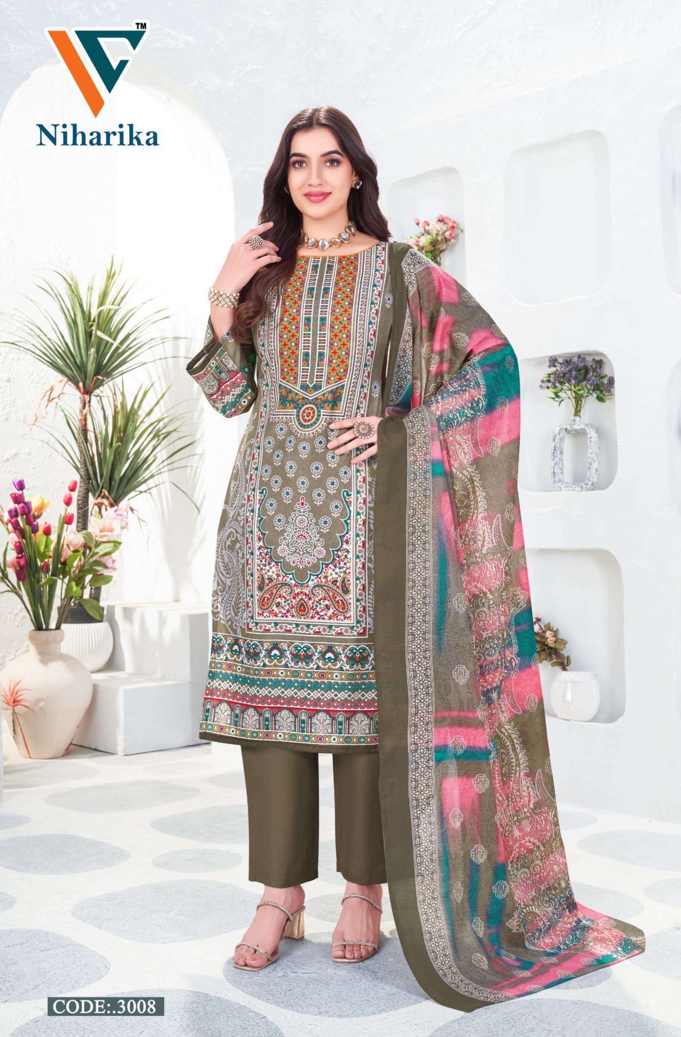 VANDANA‎‎‎‎ CREATION NIHARIKA VOL 3 COTTON DIGITAL PRINTS SALWAR SUIT