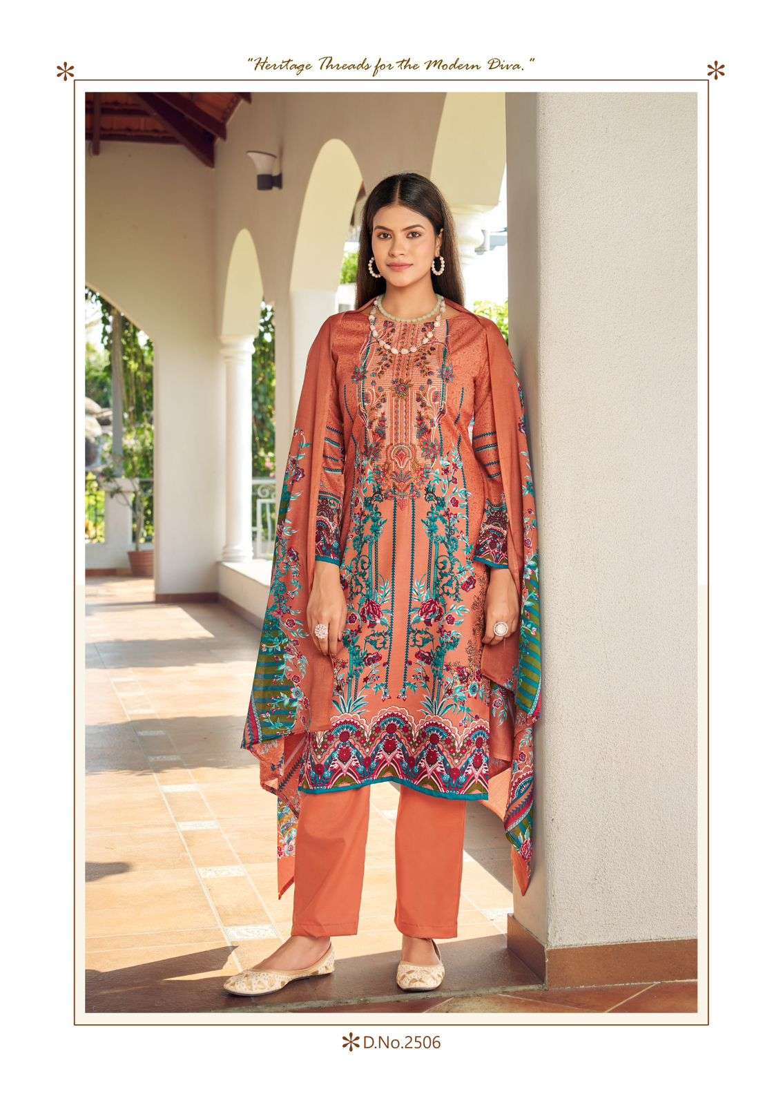 VANDANA‎‎‎‎ CREATION RUHANI‎‎ VOL 25 COTTON DIGITAL STYLE PRINTS SALWAR SUIT