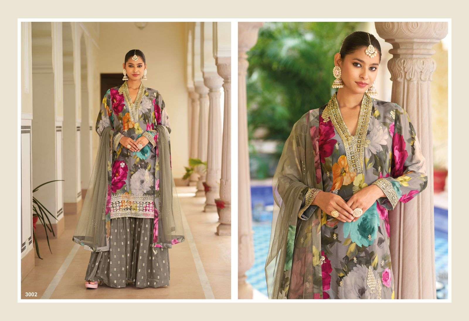 YOUR CHOICE GINNI VOL 3 HEAY DESIGNER PARTY WEAR SHARARA SUIT