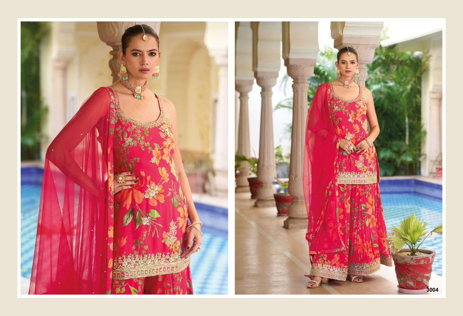 YOUR CHOICE GINNI VOL 3 HEAY DESIGNER PARTY WEAR SHARARA SUIT