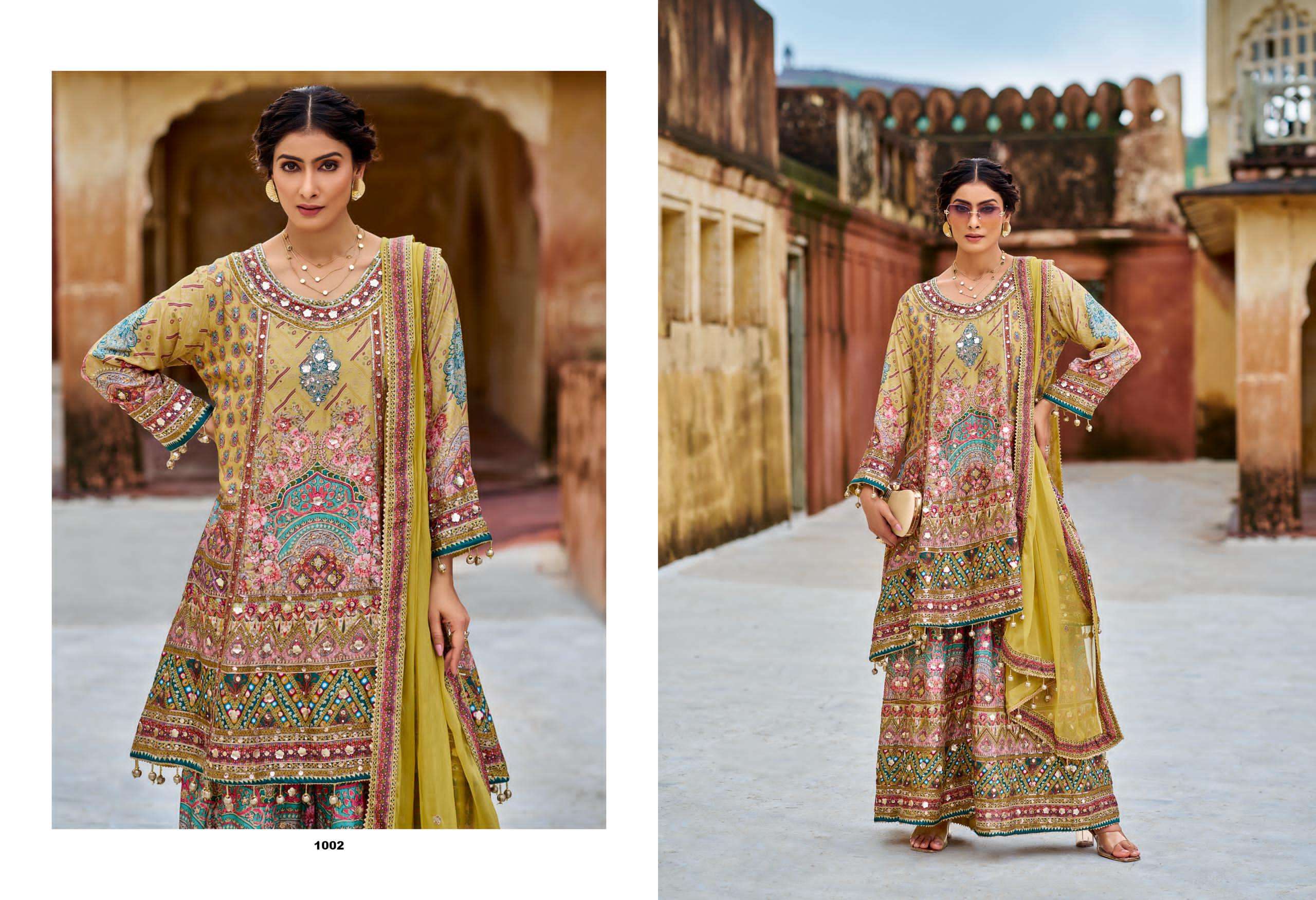 YOUR CHOICE SEERAT HEAVY EMBROIDERY DESIGNER PARTY WEAR SUIT