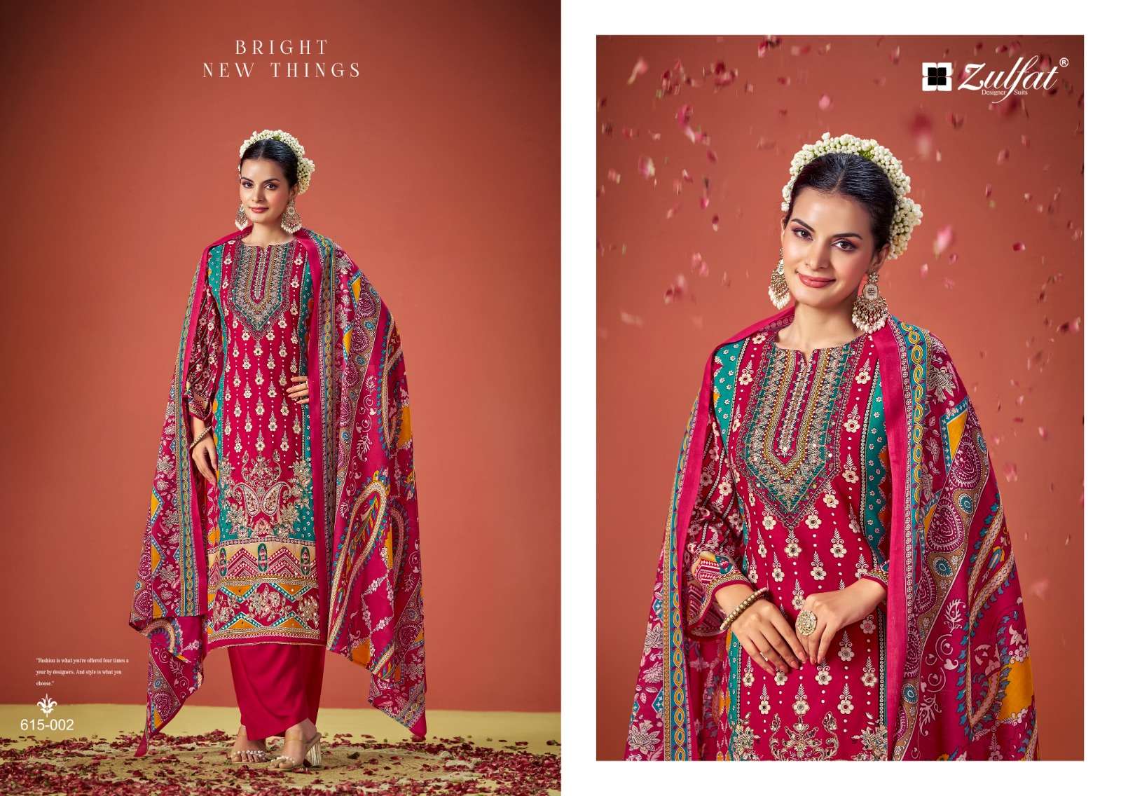 ZULFAT DESIGNER SUITS AAYAT VOL 11 VISCOSE FANCY WORK SUIT