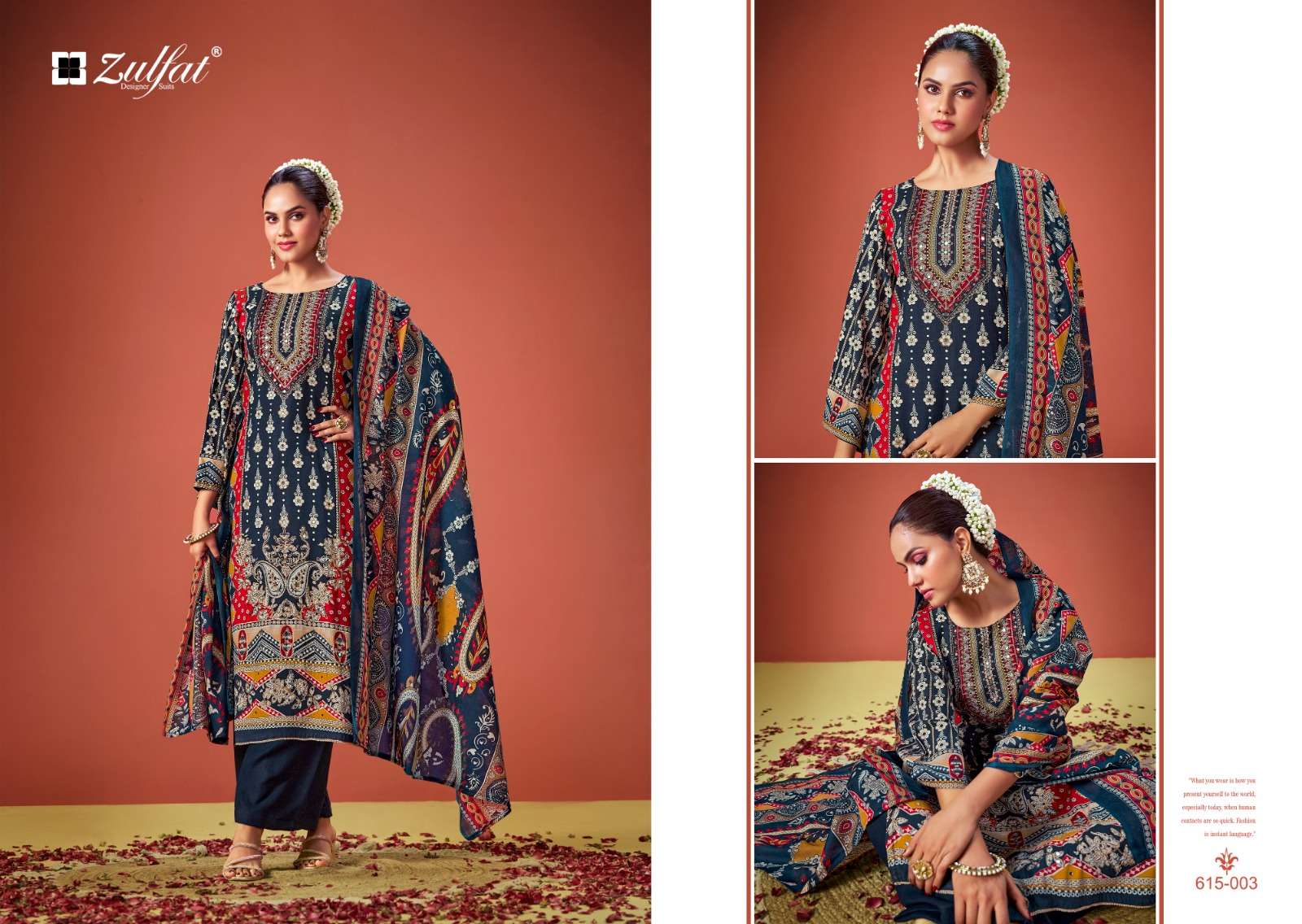 ZULFAT DESIGNER SUITS AAYAT VOL 11 VISCOSE FANCY WORK SUIT