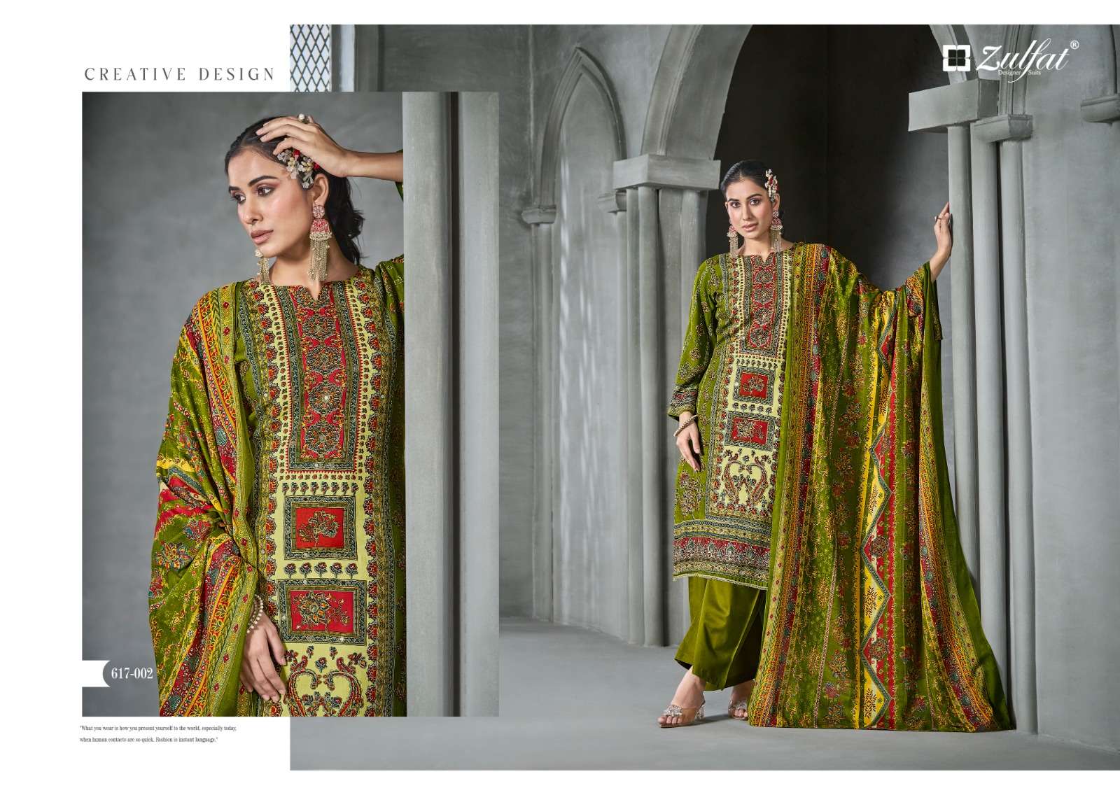 ZULFAT DESIGNER SUITS AAYAT VOL 13 RAYON PRINT WITH FANCY WORK SUIT