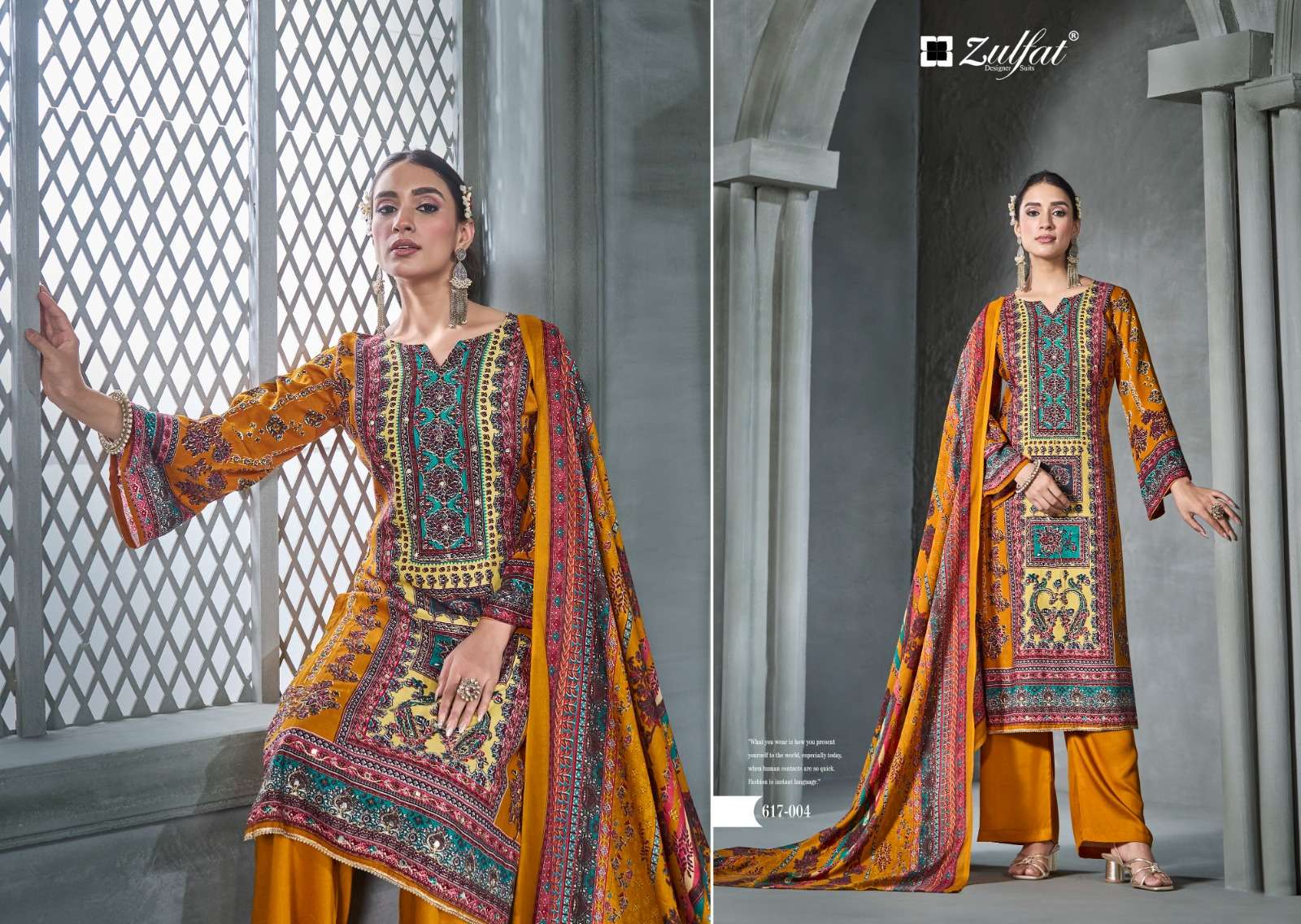 ZULFAT DESIGNER SUITS AAYAT VOL 13 RAYON PRINT WITH FANCY WORK SUIT