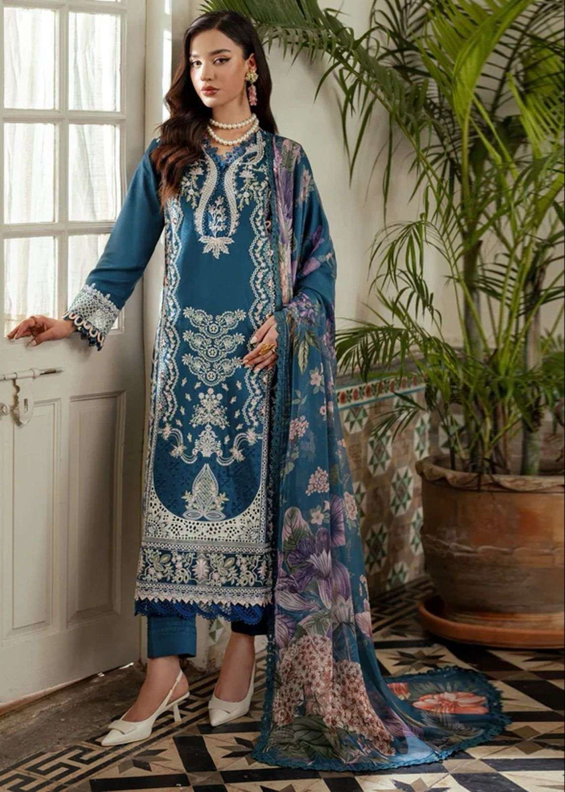 AABYAAN DESIGNER SUIT SANA SAFINA COTTON DIGITAL KARACHI PRINT SUIT