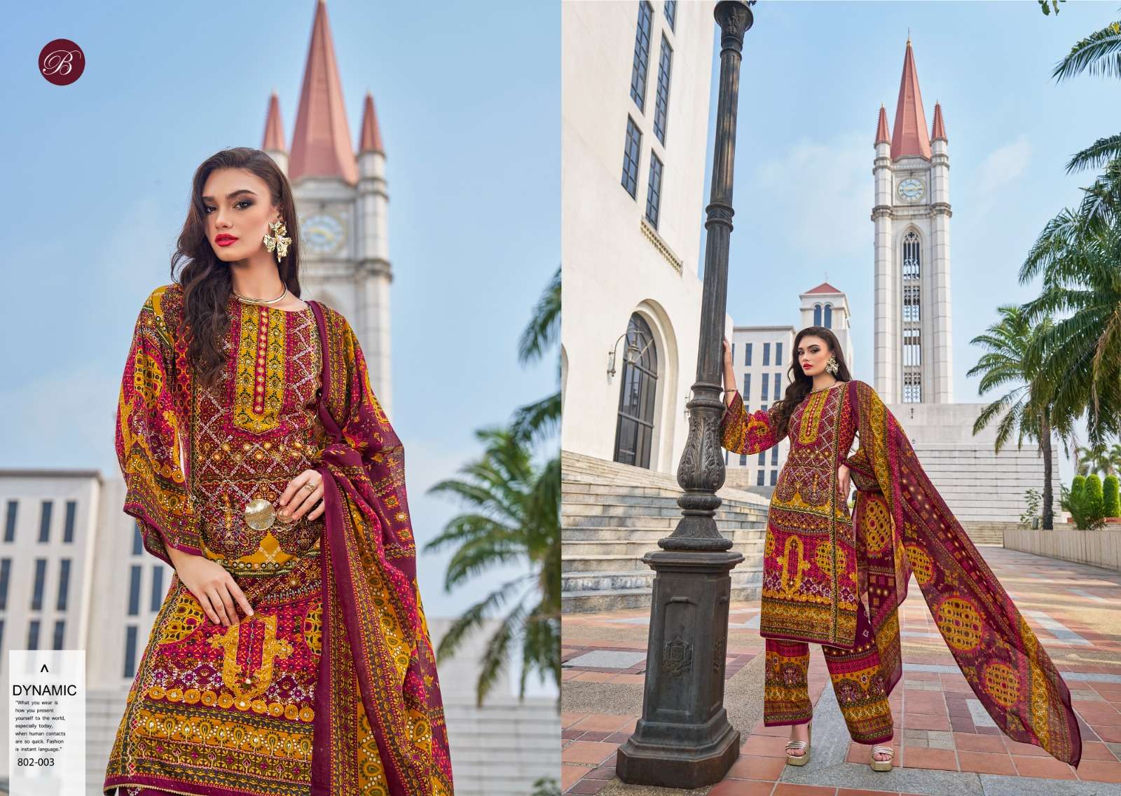 BELLIZA DESIGNER STUDIO SHAHEEN VOL 4 VISCOSE FANCY WORK SUIT