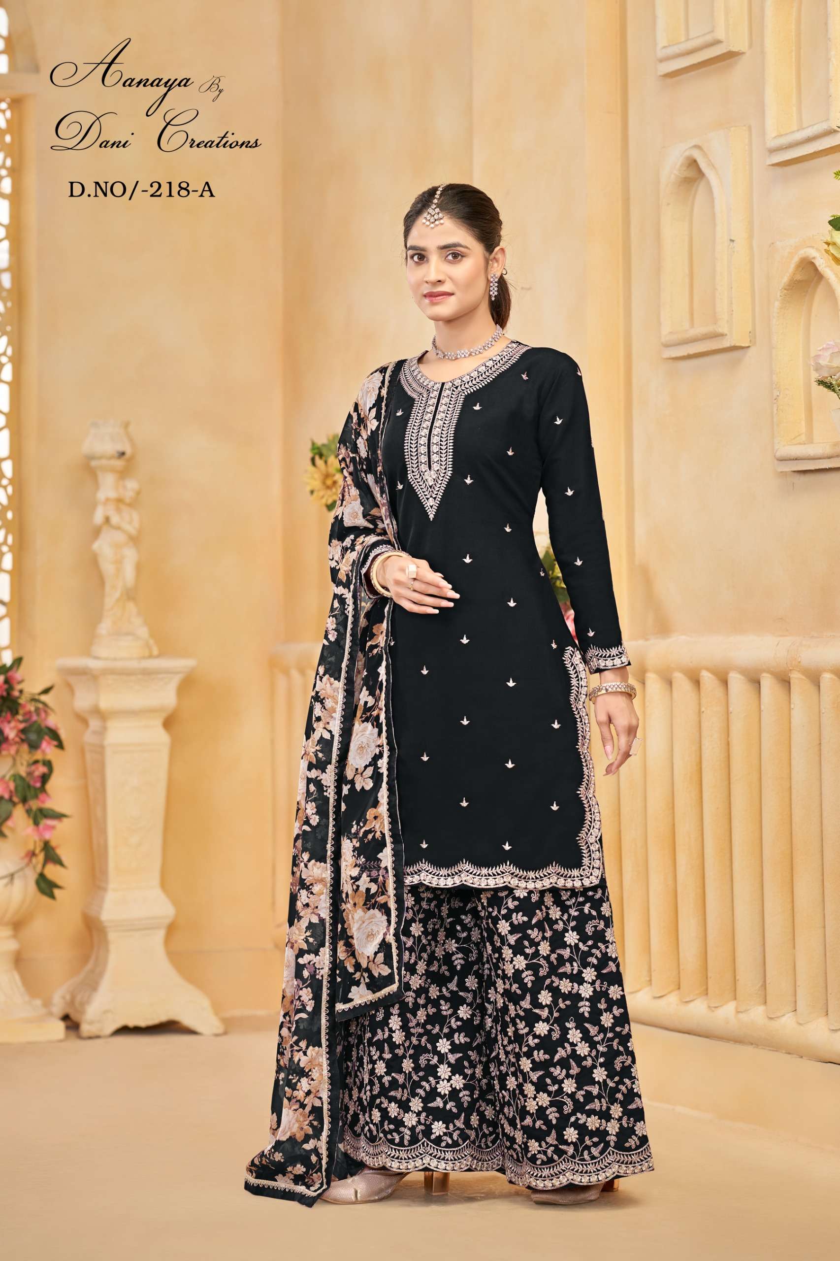 DANI CREATION AANAYA VOL 218 SILK HEAVY DESIGNER PARTY WEAR SUIT