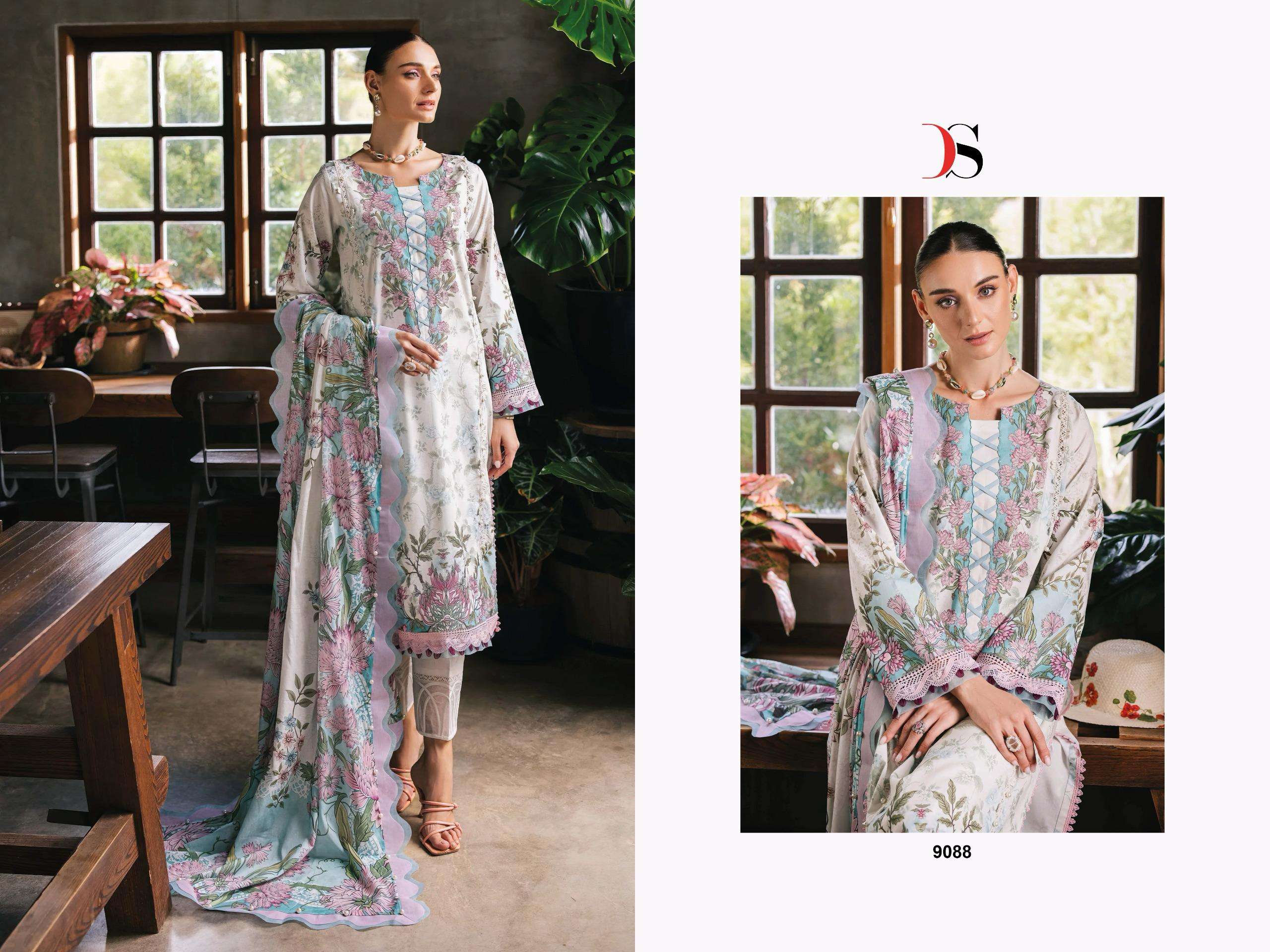 DEEPSY SUITS JADE URBAN LAWN 25 COTTON PATCH EMBROIDERY WORK SUIT